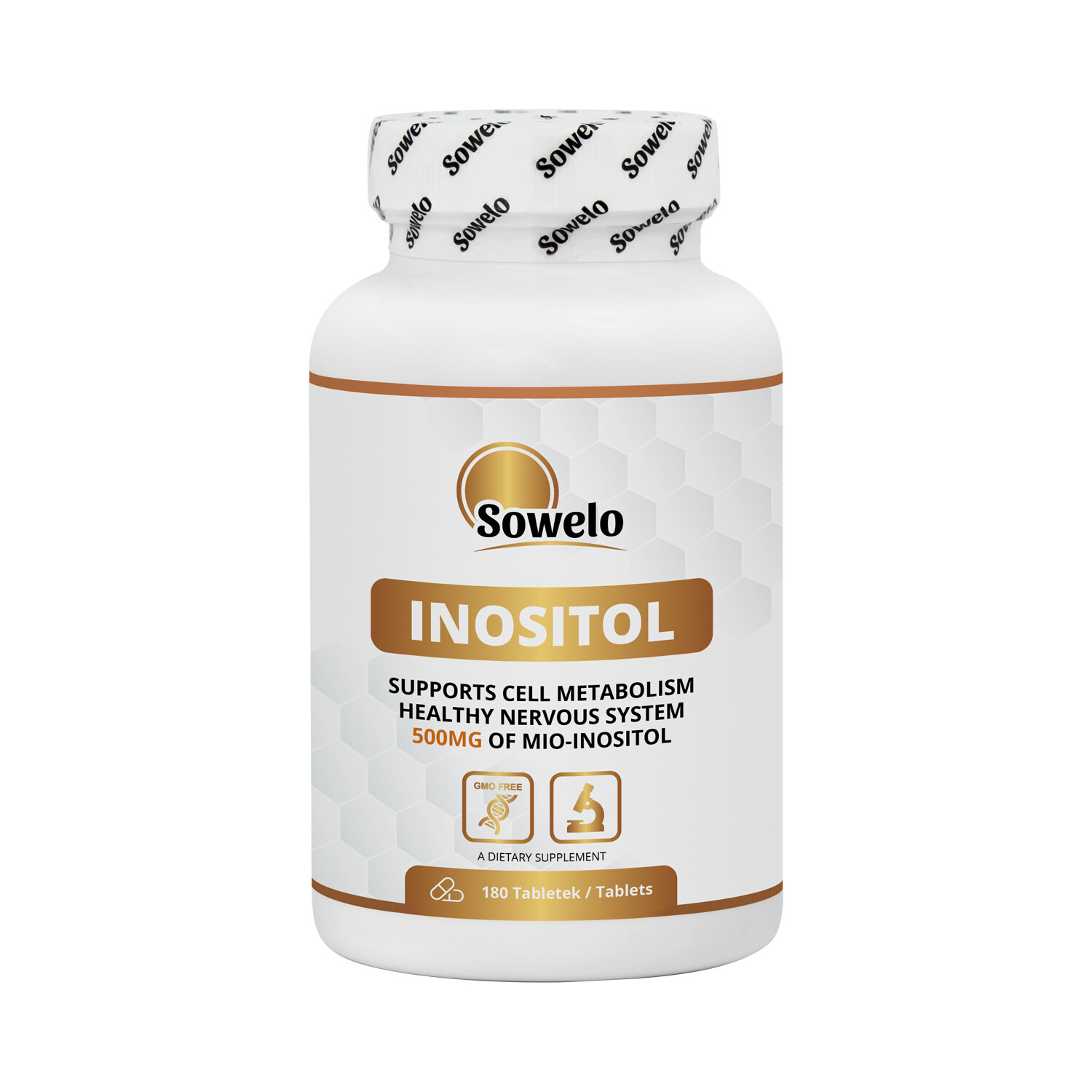SOWELO INOSITOL MYO-INOSITOL 500mg TABLETS