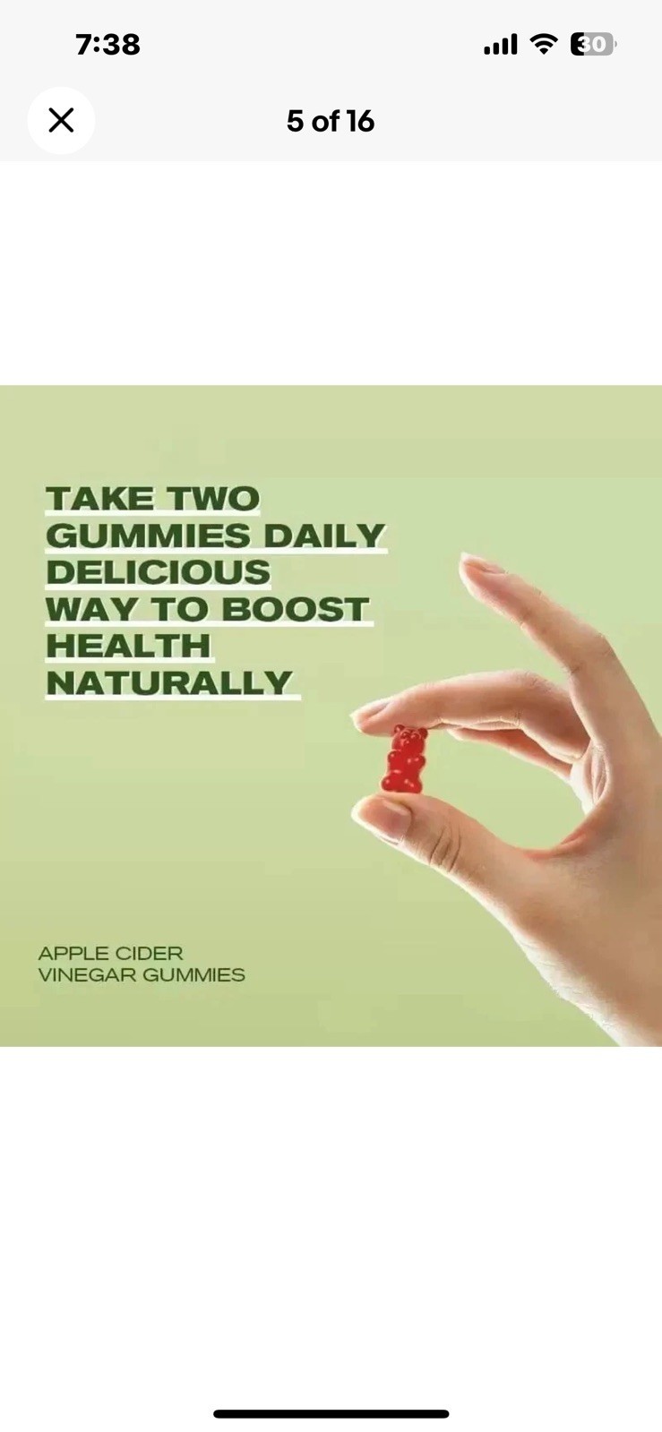 2 PACK Apple Cider Vinegar B12 Multivitamin, Apple Cider Vinegar Gummies