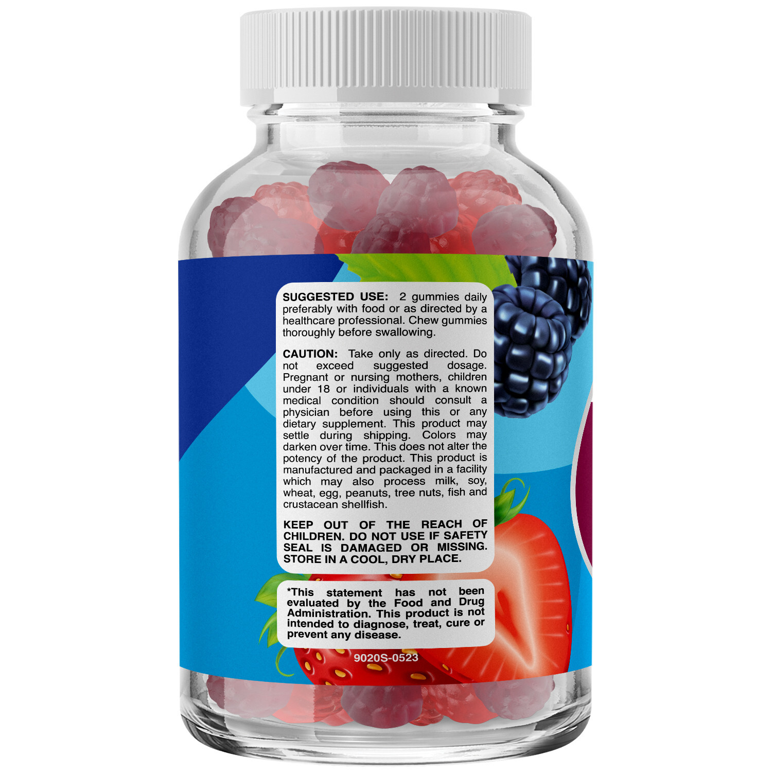 Sugar Free Fiber Gummies for Adults – Tasty Prebiotic Fiber Vegan Kosher 60ct