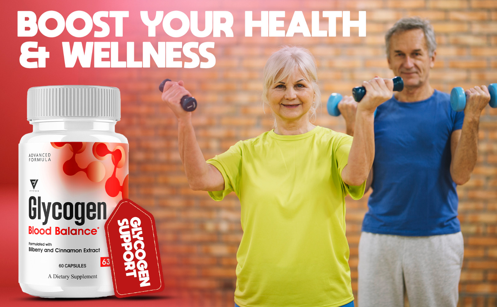 (3 Pack) Glycogen Blood Balance Supplement Glycogen BloodBalance (180 Capsules)