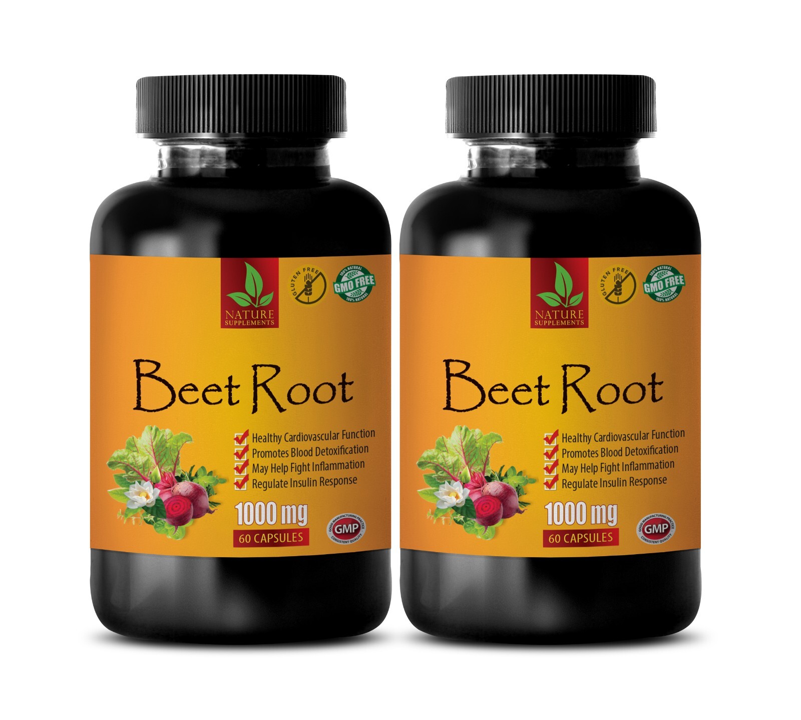 Energy burst – BEET ROOT – Plant freshness 2 Bottle 120 Capsules
