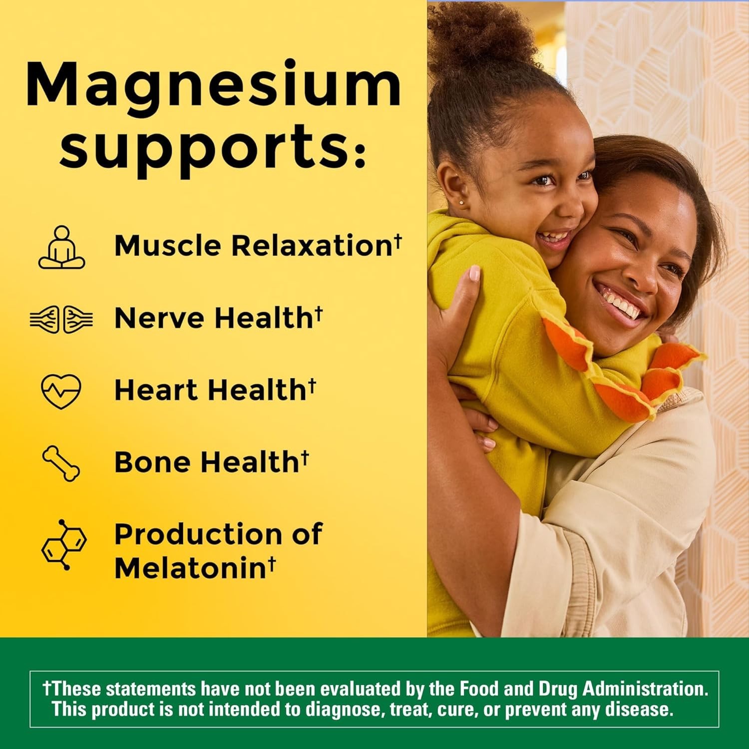 5 Pack Nature Made Magnesium, Helps Nerve & Muscle Function, 250 mg Exp 09/26+