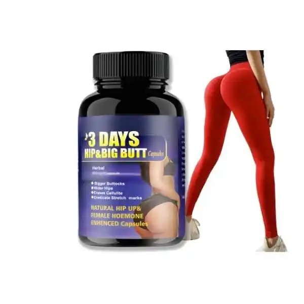 (3 pack) Herbal Butt Enhancement Capsules for Women Dietary Supplement 180 Count