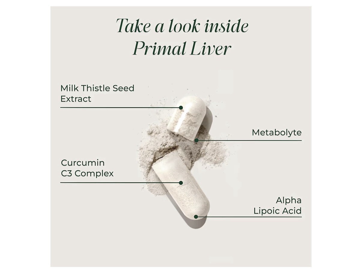 Primal Harvest Primal Liver Supplement Women & Men Liver Support Complex 2 Packs