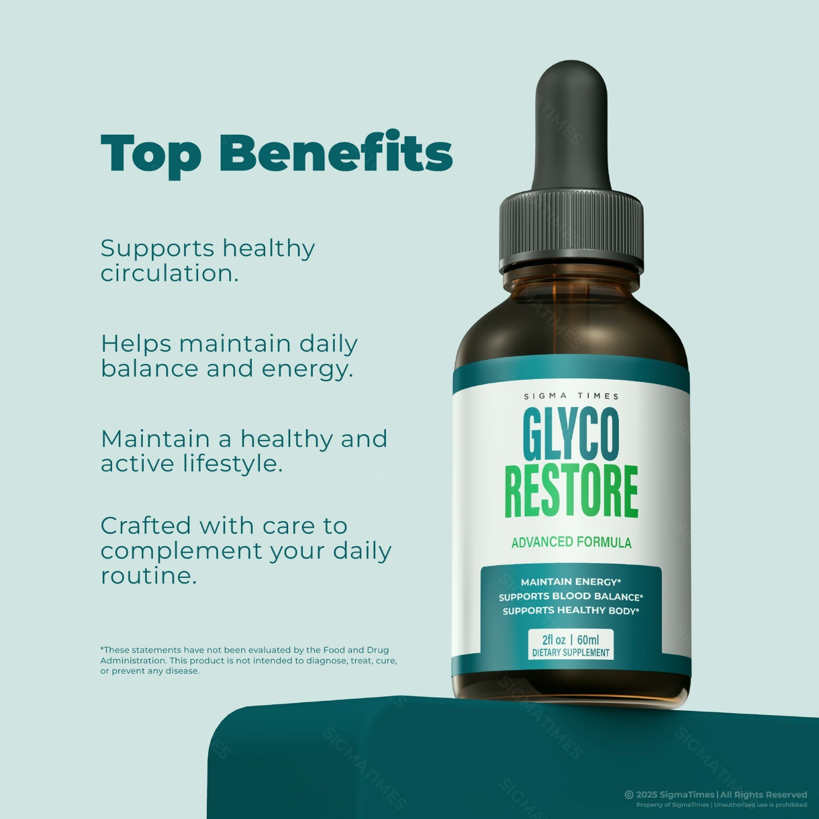 Glyco Restore Drops – Official GlycoRestore Formula for Blood Health (30 servs.)