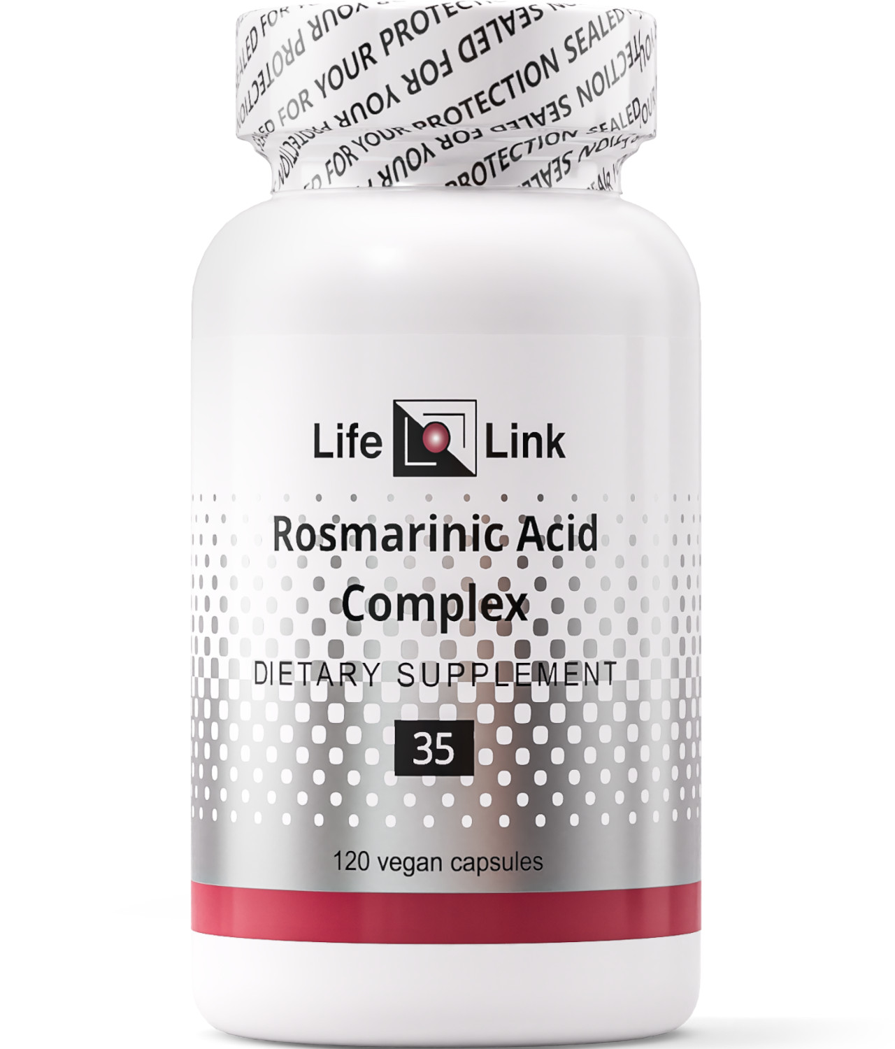 LifeLink Rosmarinic Acid Complex | 120 capsules | Vegan, Non-GMO, Gluten Free