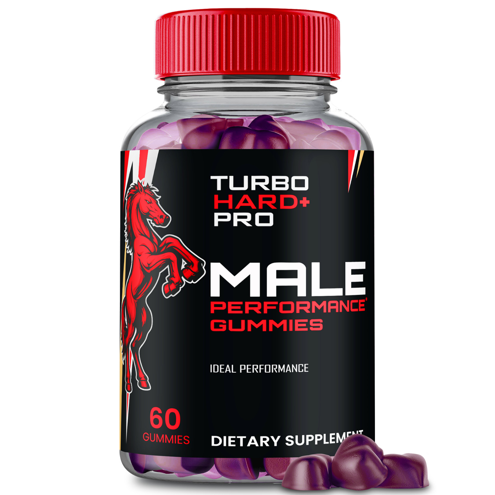 TurboHard Gummies, Official TurboHard Supplement Gummy (1 Pack)