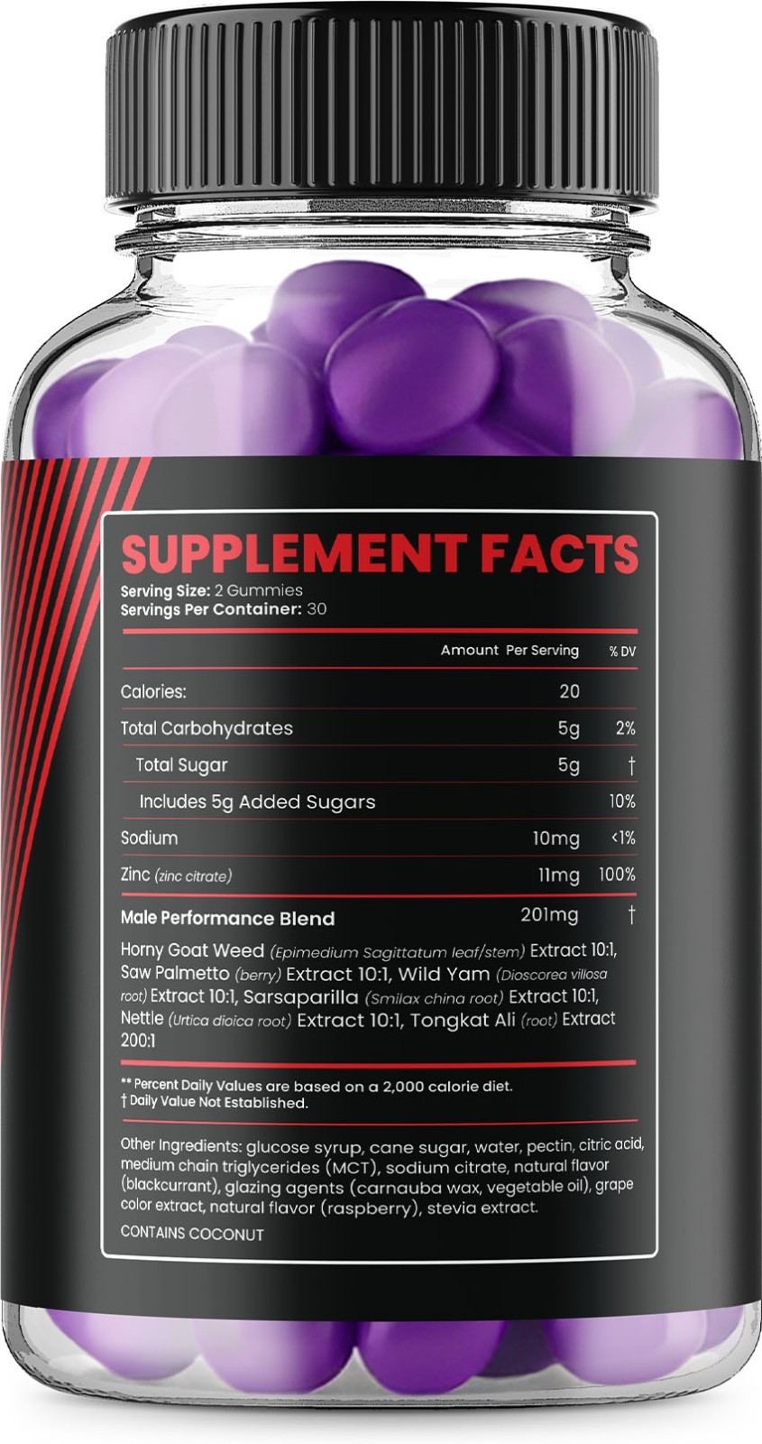(1 Pack) Enduracore Gummies for Men – Endura Core Male Gummy Advanced Formula