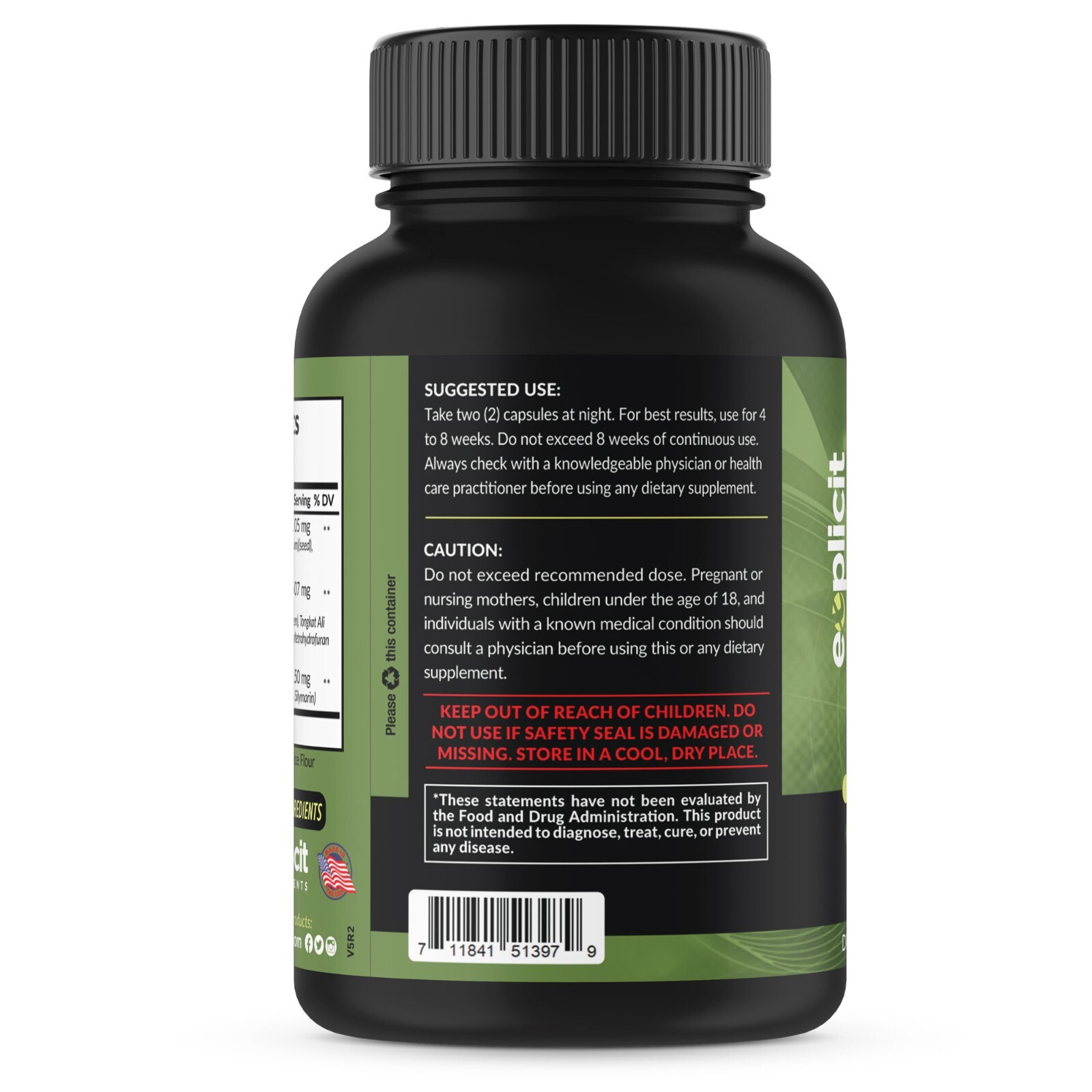Keep Those Gains PCT 3-In-1 – Post Cycle Therapy – 60 Capsules
