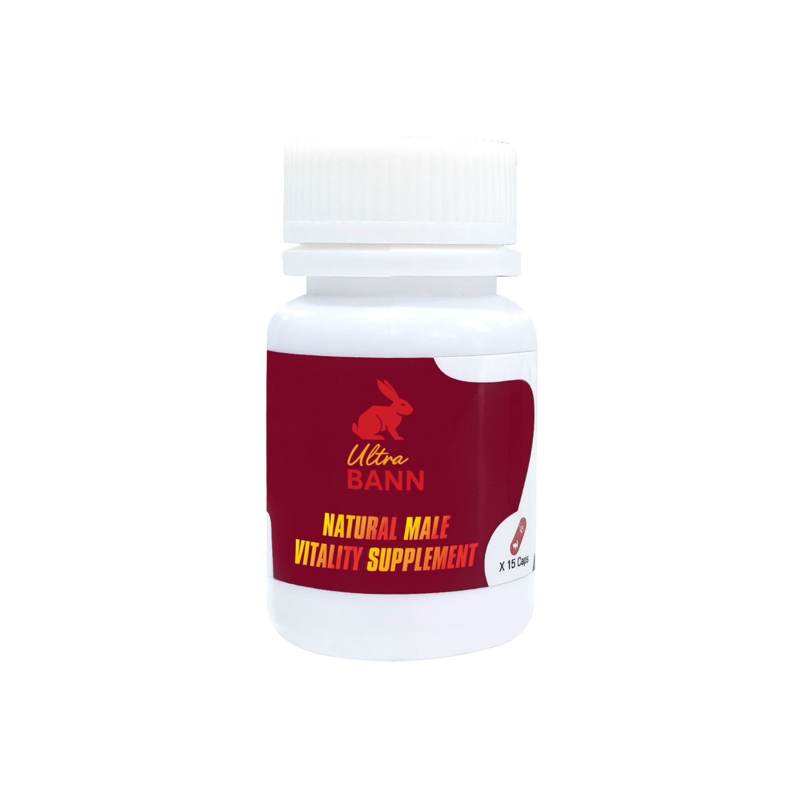 Ultra Bann Vitality Booster for Men – 15 Caps| Natural Testosterone Support