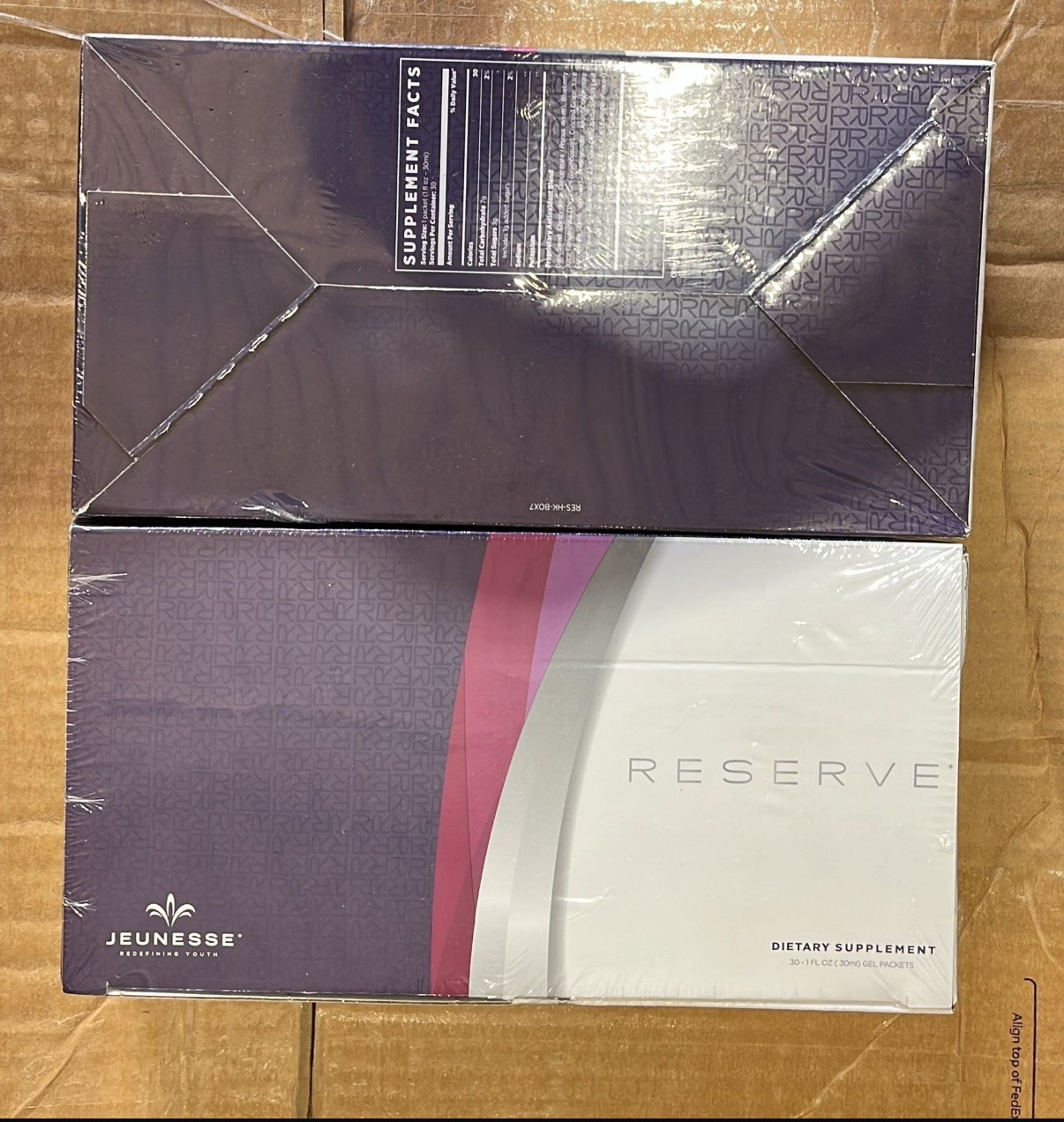 Jeunesse Reserve Resveratrol Antioxidants Fruit Blend Supplement 1 box Exp 2027