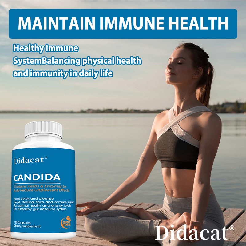 Candida Cleanse Supplement | Gut & Immune Health Support, 30/60/120 Capsules