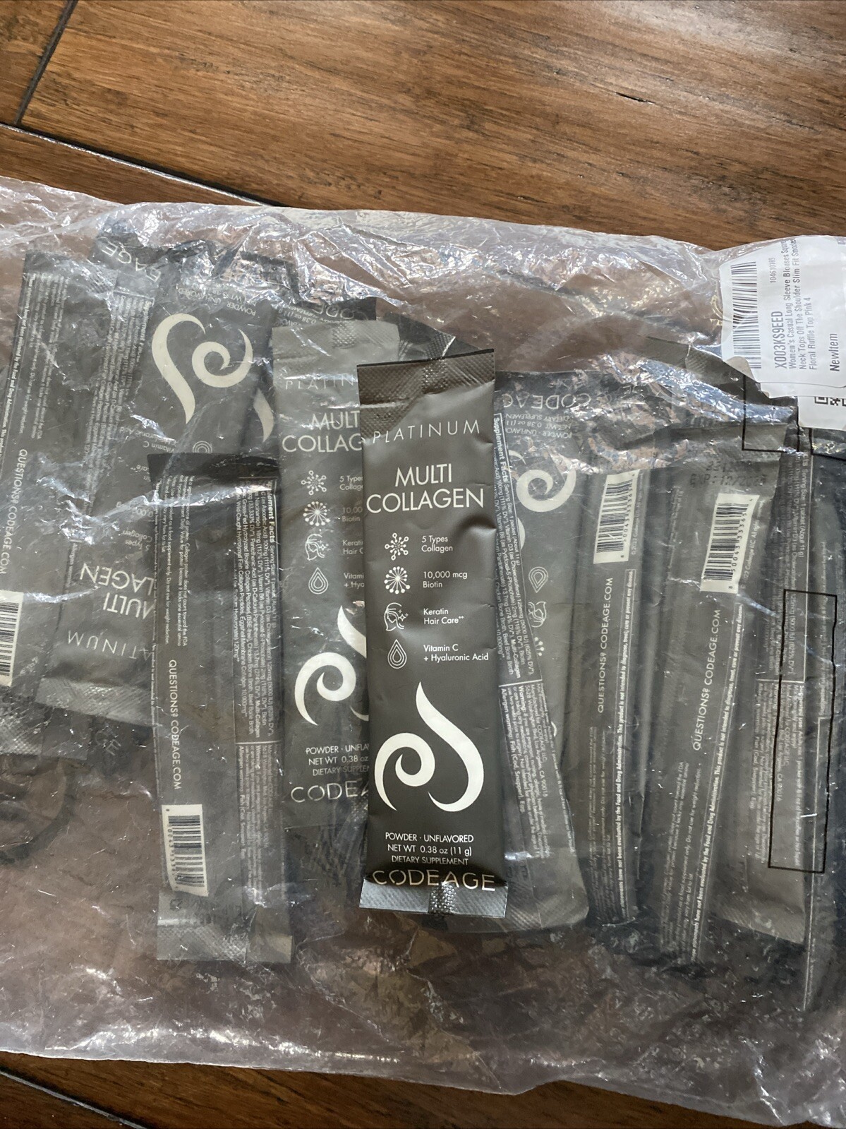 Codeage Multi Collagen and Biotin 10,000 mcg + Multivitamin, 27 Powder Packets