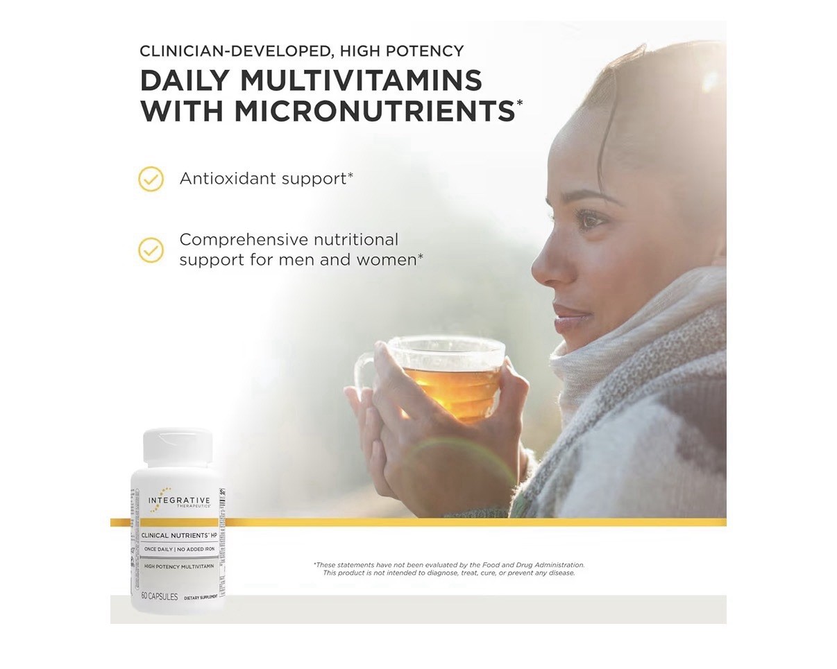 Integrative Therapeutics Clinical Nutrients HP Daily Multivitamin No Iron 60caps