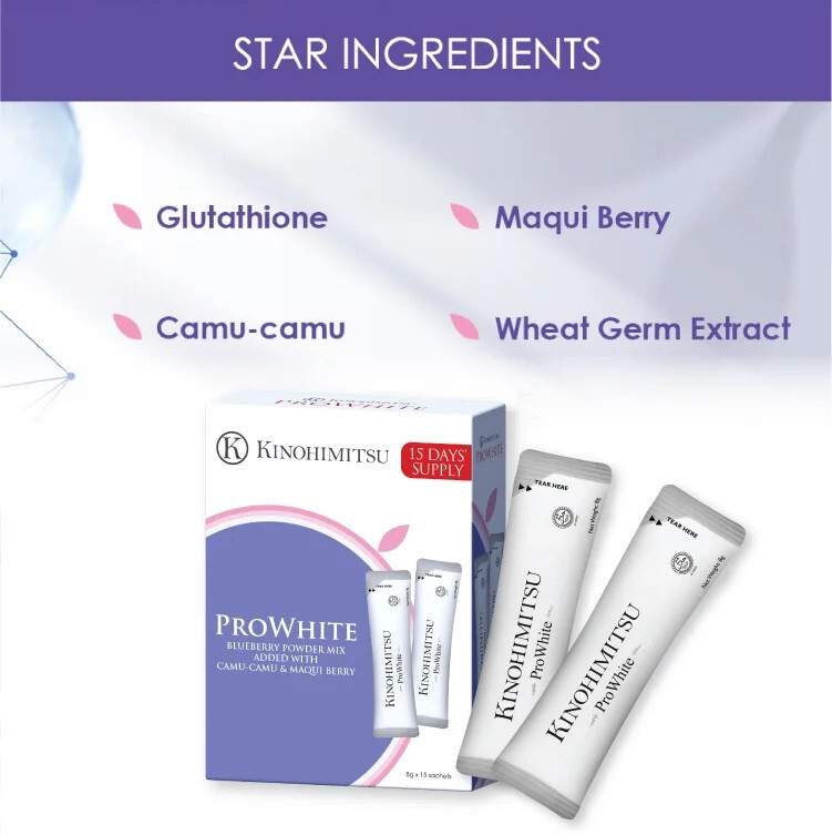 KINOHIMITSU Japan Prowhite Eliminate Spots Repair Cell Boost Liver x 30 Sachet