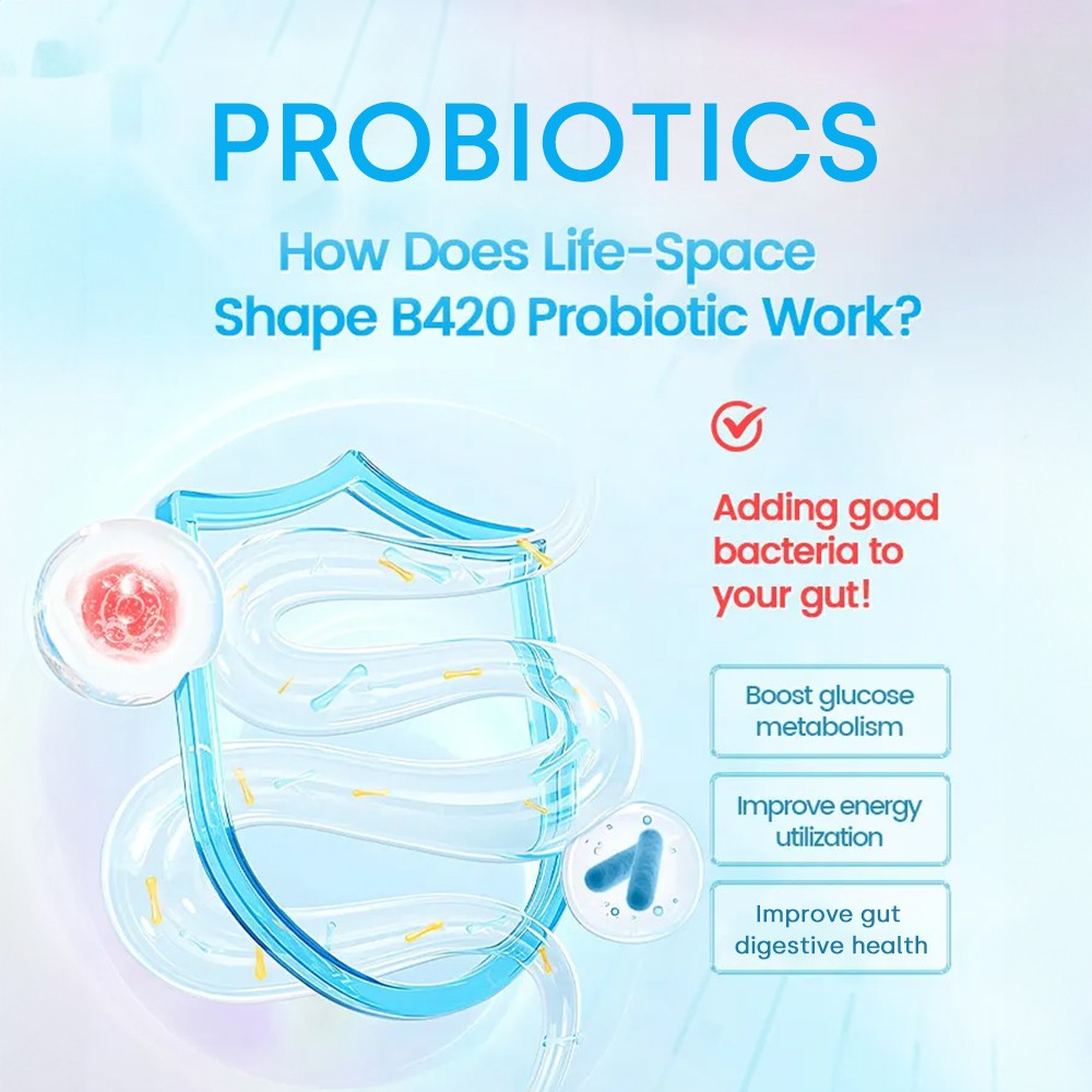 B420 Probiotic Supplement-15 Billion CFU Weight Management&Gut Health 30~120Caps