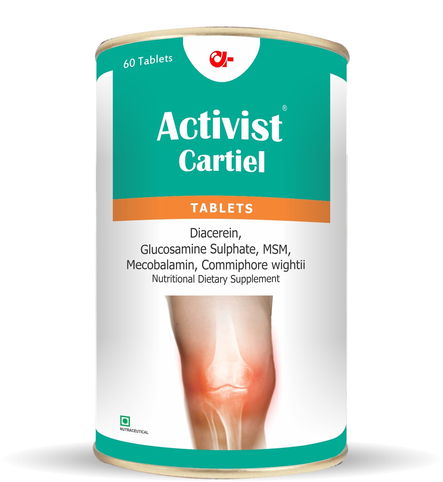 Activist Cartiel tablet for cartilage with Diacerin,glucosamine MSM -60 tab