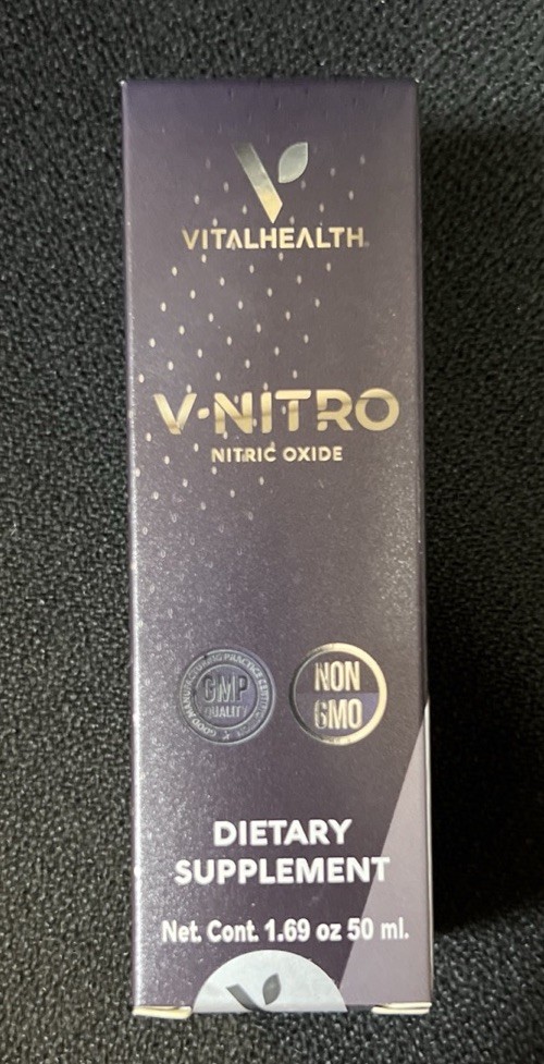 VitalHealth V-Nitro Nitric Oxide 1.69 oz New!