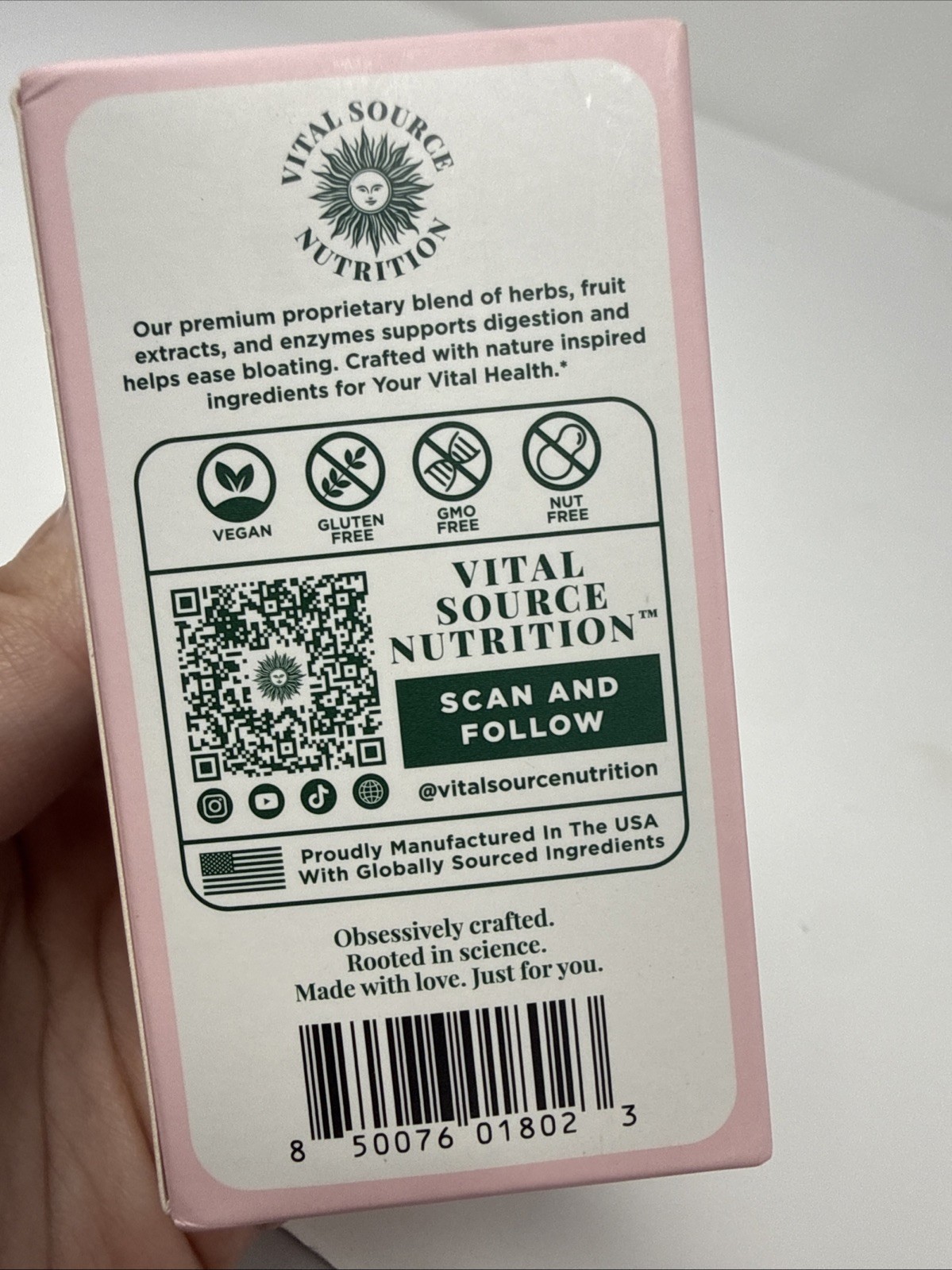 TikTok Viral Authentic Vital Source NUTRTTION AiRi Debloat / Digest Capsules