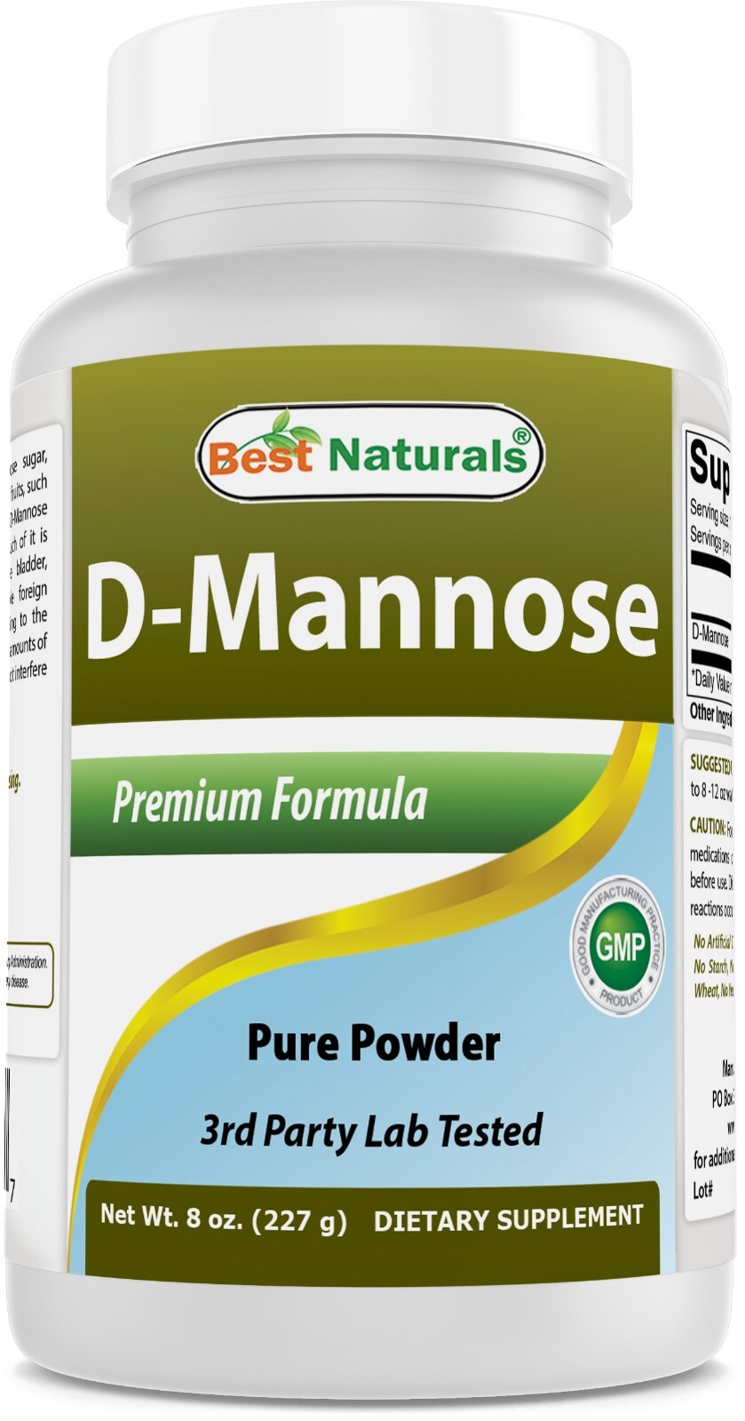 Best Naturals D-Mannose Pure Powder – Urinary Tract Cleanse Supplement – 8 OZ