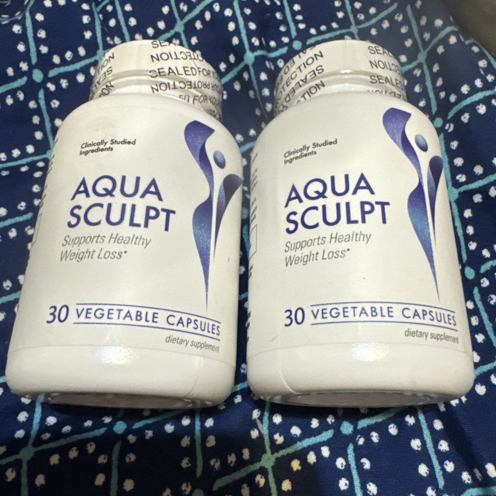 AQUA SCULPT- NATURAL DIETARY WEIGHT LOSS Diet Pills Supplement 2 Bottles