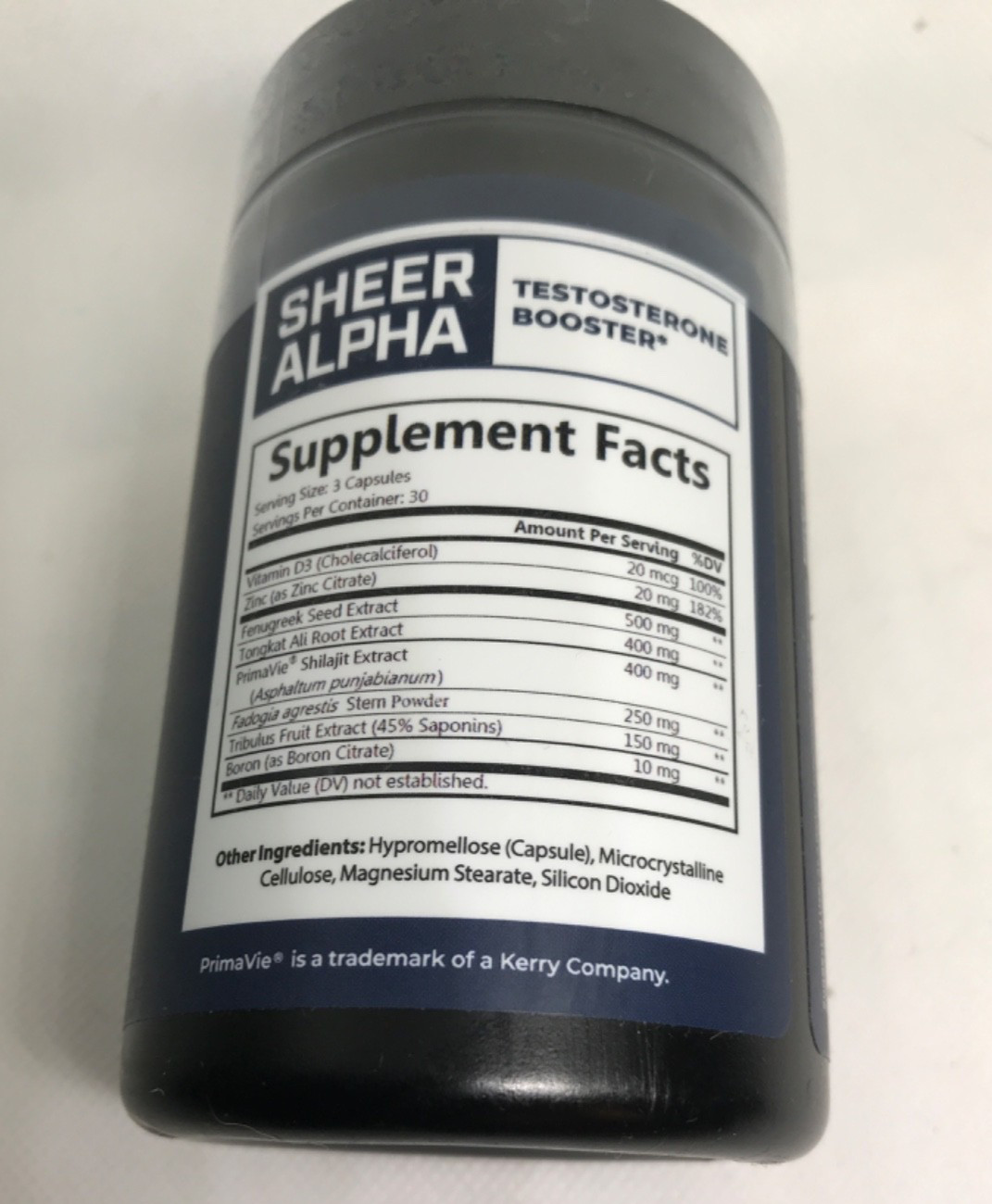 Testosterone Booster: Sheer Alpha T-Booster, 90 capsules NEW 10/28