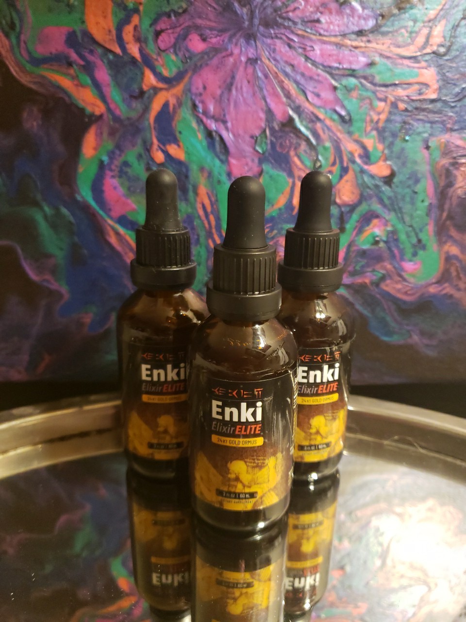 Enki Elixir (3PACK) Drops Healthy All Natural Formula Exp 12/26 & 1/27