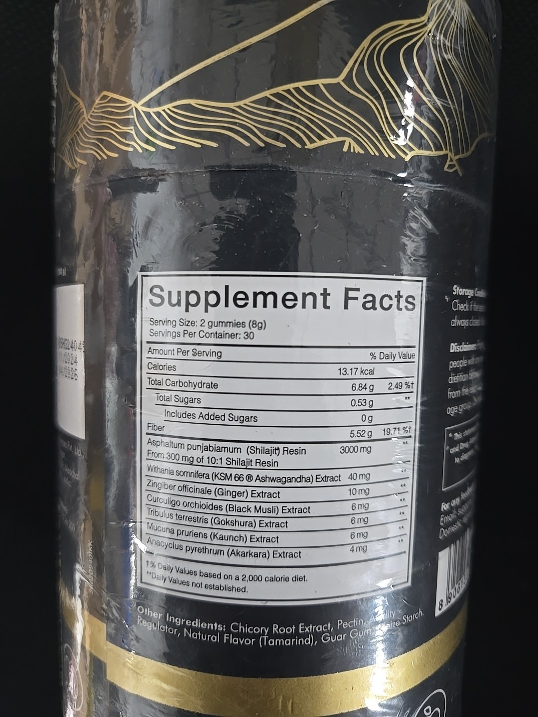 Be Bodywise Pure Himalayan Shilajit Gold Gummies 3000 mg 60 Gummies NEW Exp 4/26
