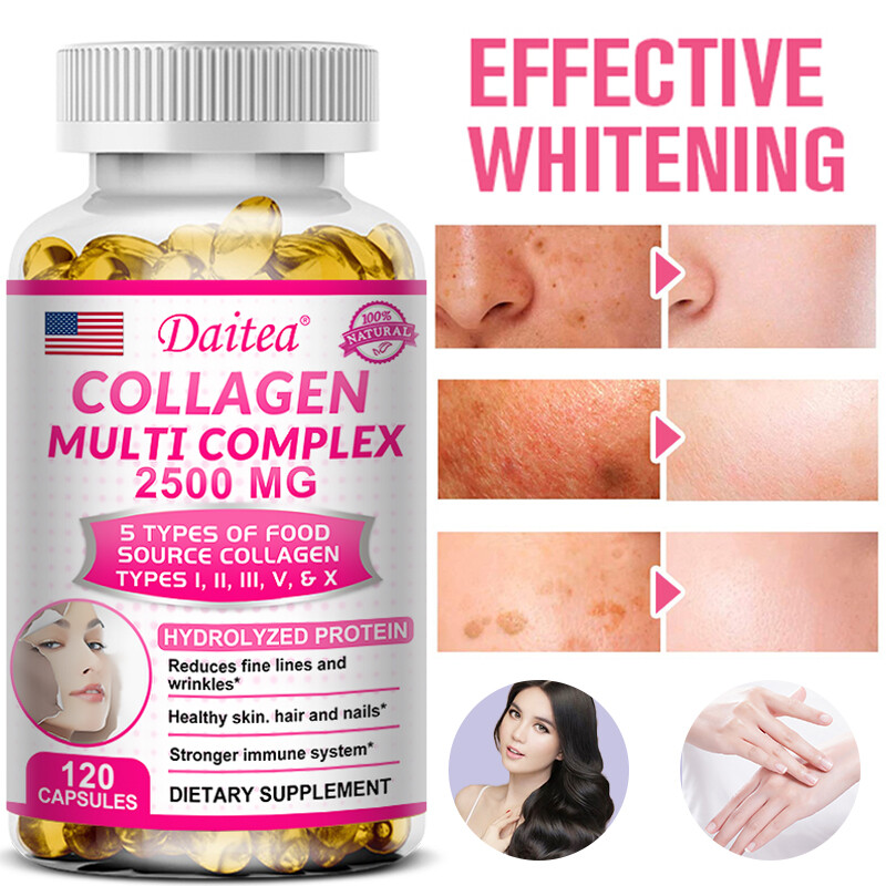 Collagen Complex 2500 mg strengthens the immune system for healthy skin