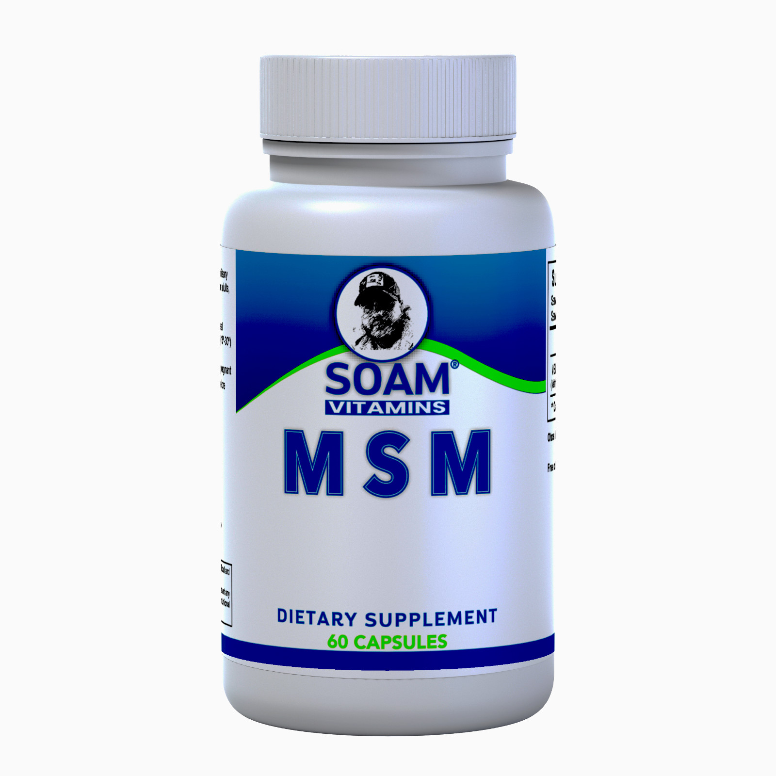 MSM 1000 mg – MSM Supplement – Joint Structure, Function & Comfort – 60 Capsules