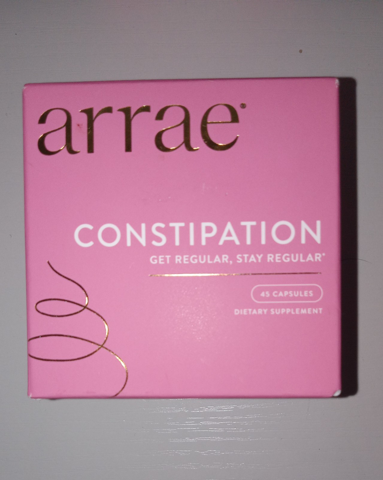 Arrae Constipation Relief Dietary Supplement Capsules 45 ct Vegan Gluten-Free