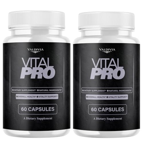VitalPro Men Daily Wellness Supplement Capsules Energy Strength 2 Pack 120Ct