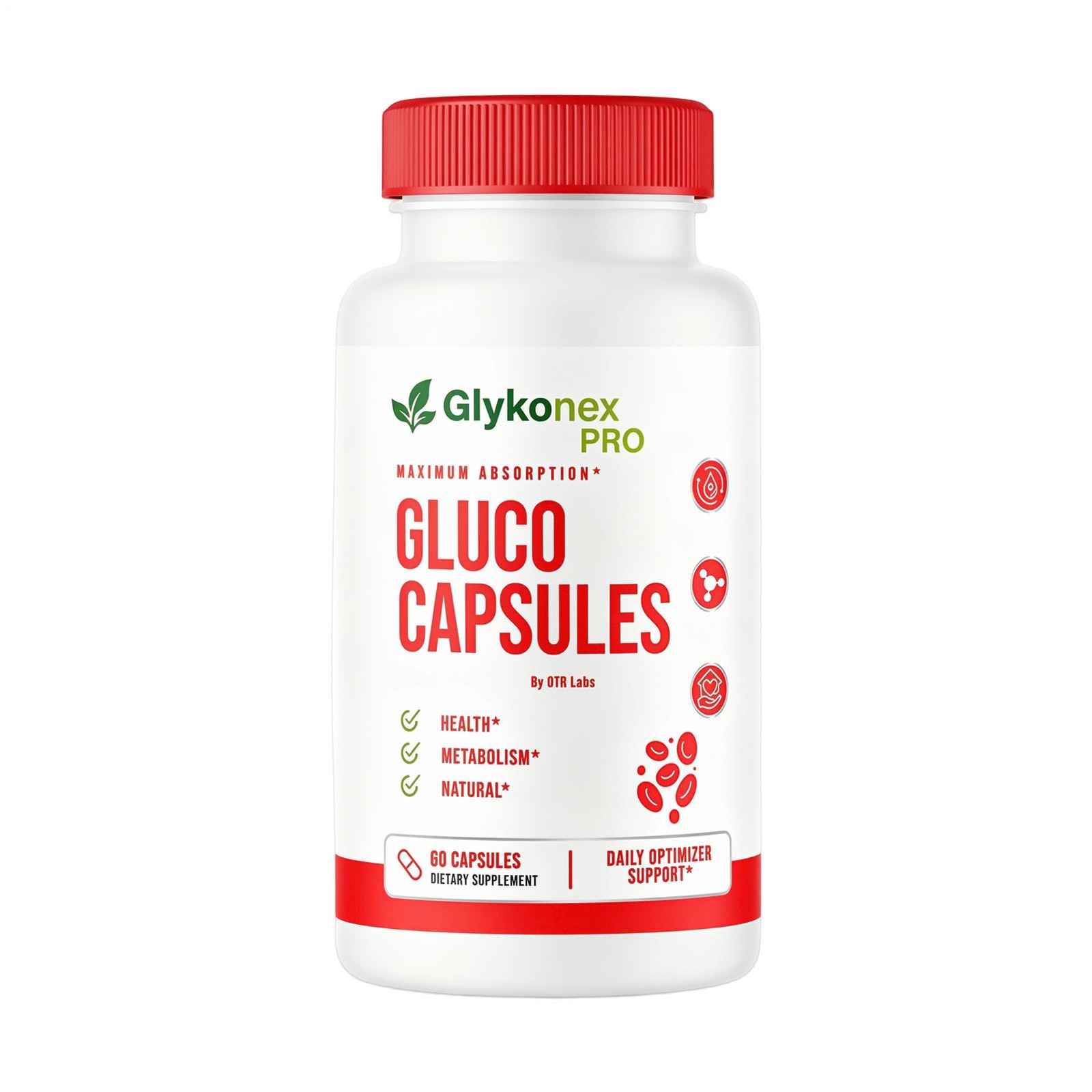 GlykoNex Gluco Capsules Blood Health Support Dietary Supplement 60 Capsules