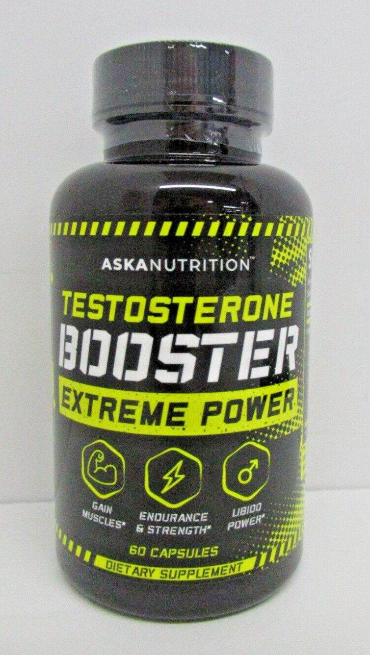 Aska Nutrition: Testosterone Booster – 60 Count + Dual Penis Ring