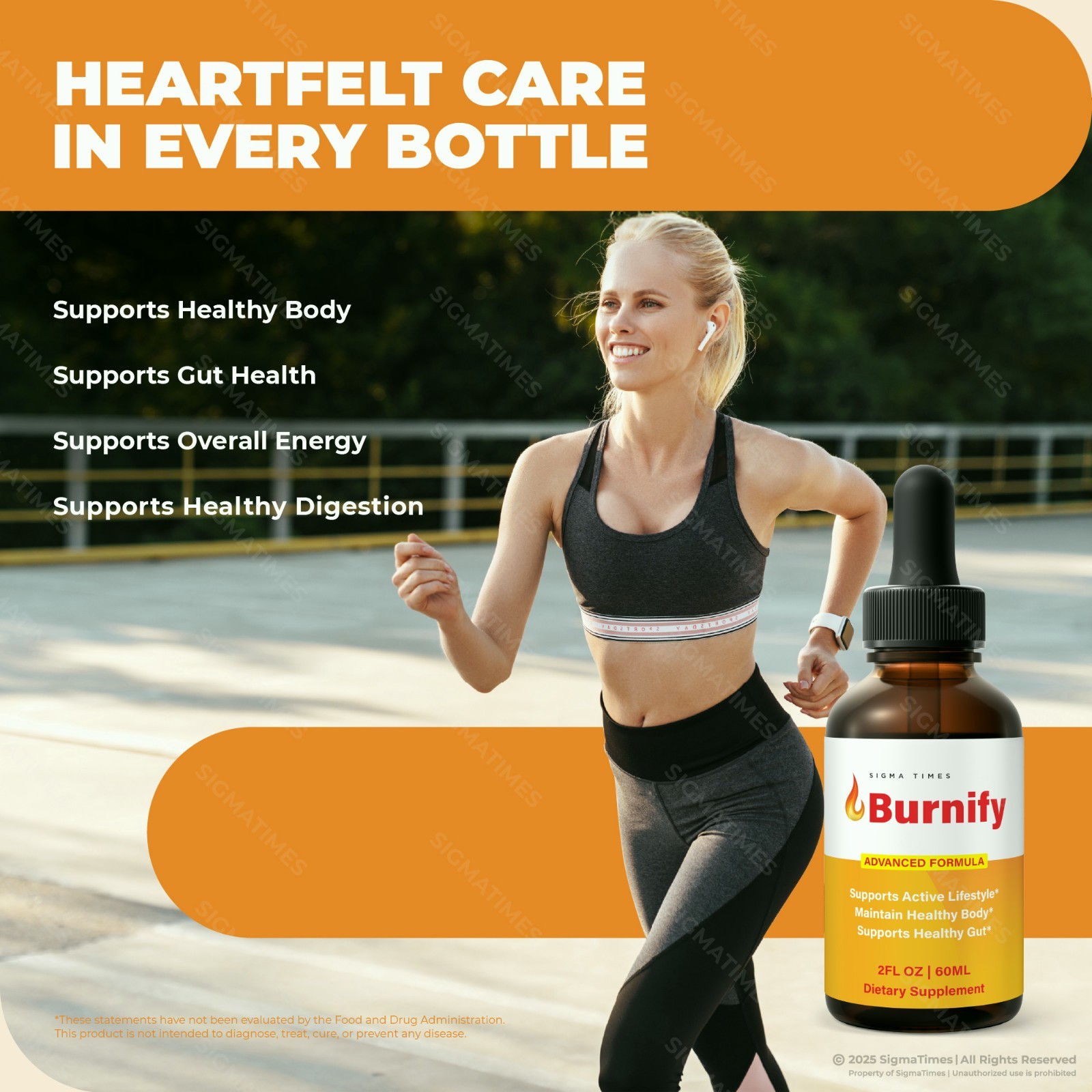 Burnify Drops – Metabolism, Energy & Weight Loss Support Supplement – 5 Pack