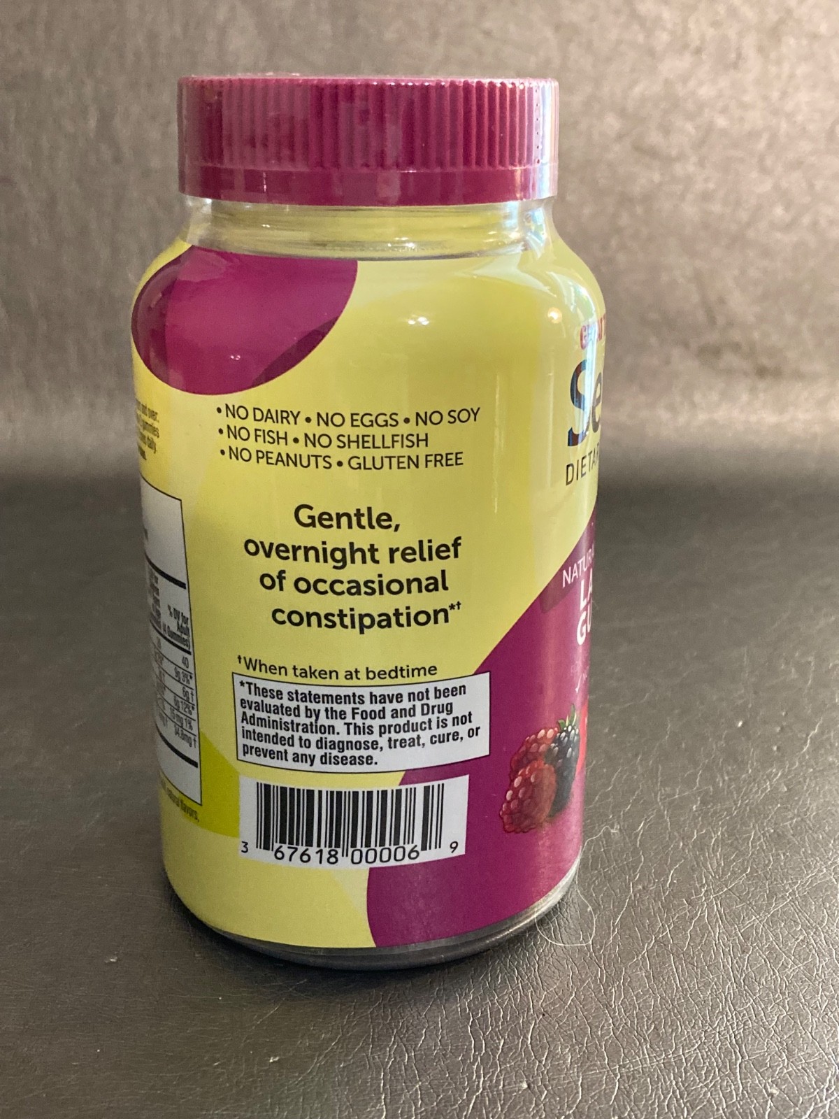 Senokot Natural Senna Extract Laxative Gummies Mixed Berry 90 Count 3/28