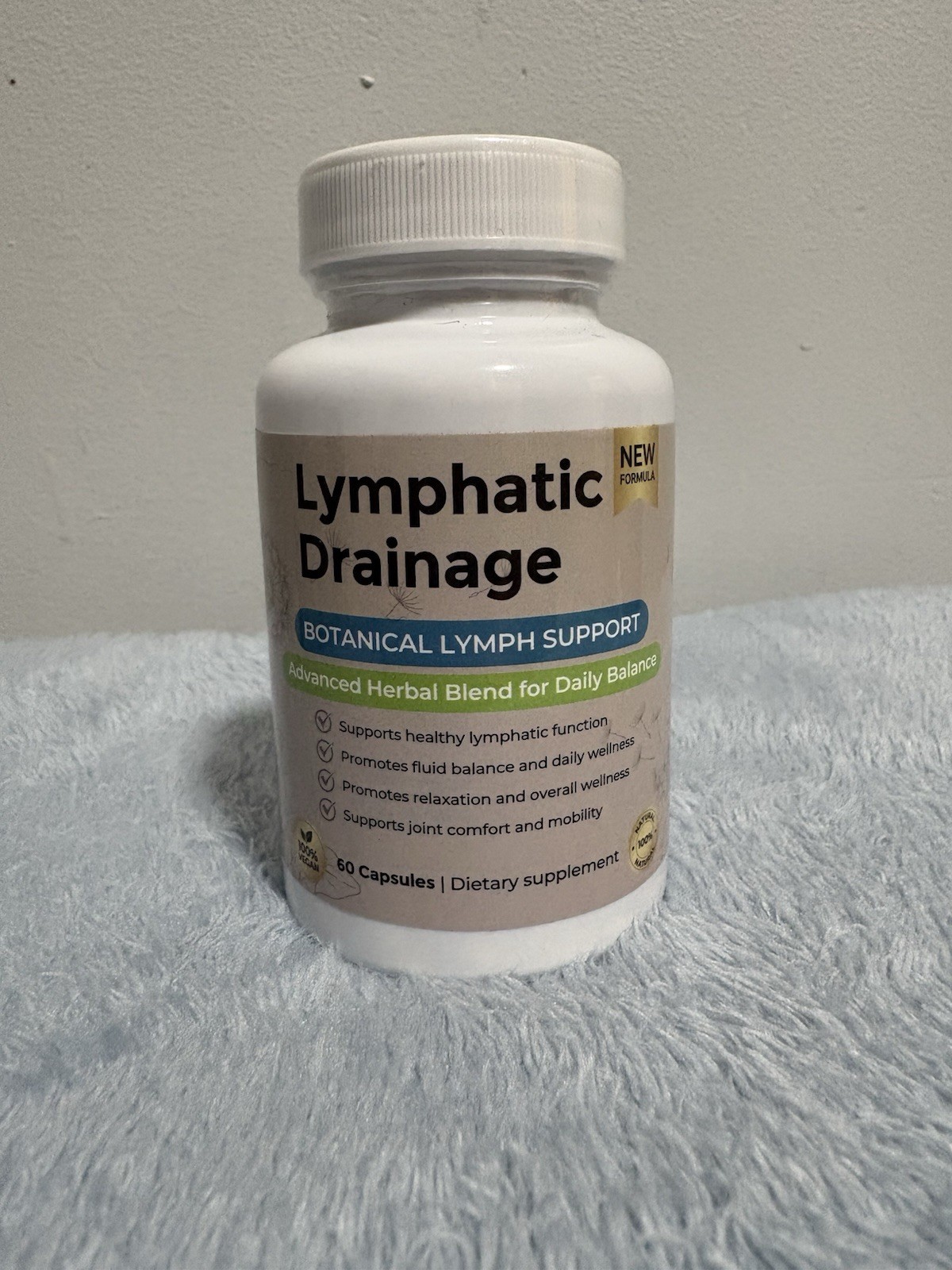 Vipper Media Inc. Lymphatic Drainage Support Non-GMO Gluten Free 60 Capsules