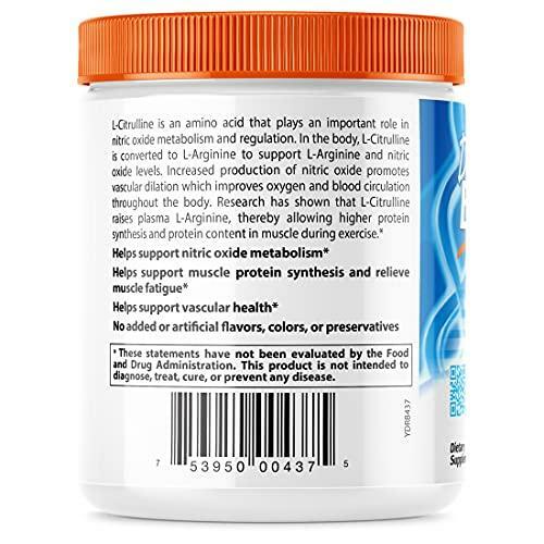 Doctor’s Best L-Citrulline, Non-GMO, Vegan, Gluten Free, Soy Free, 200g