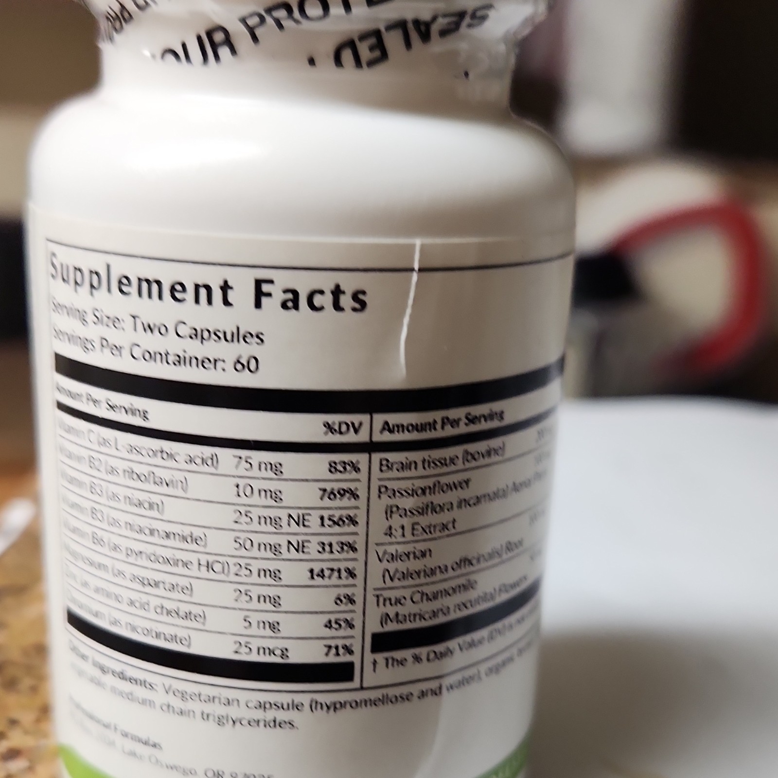 Professional Formulas Tranquil Complex Sleep Support Vegetarian 120 Capsules