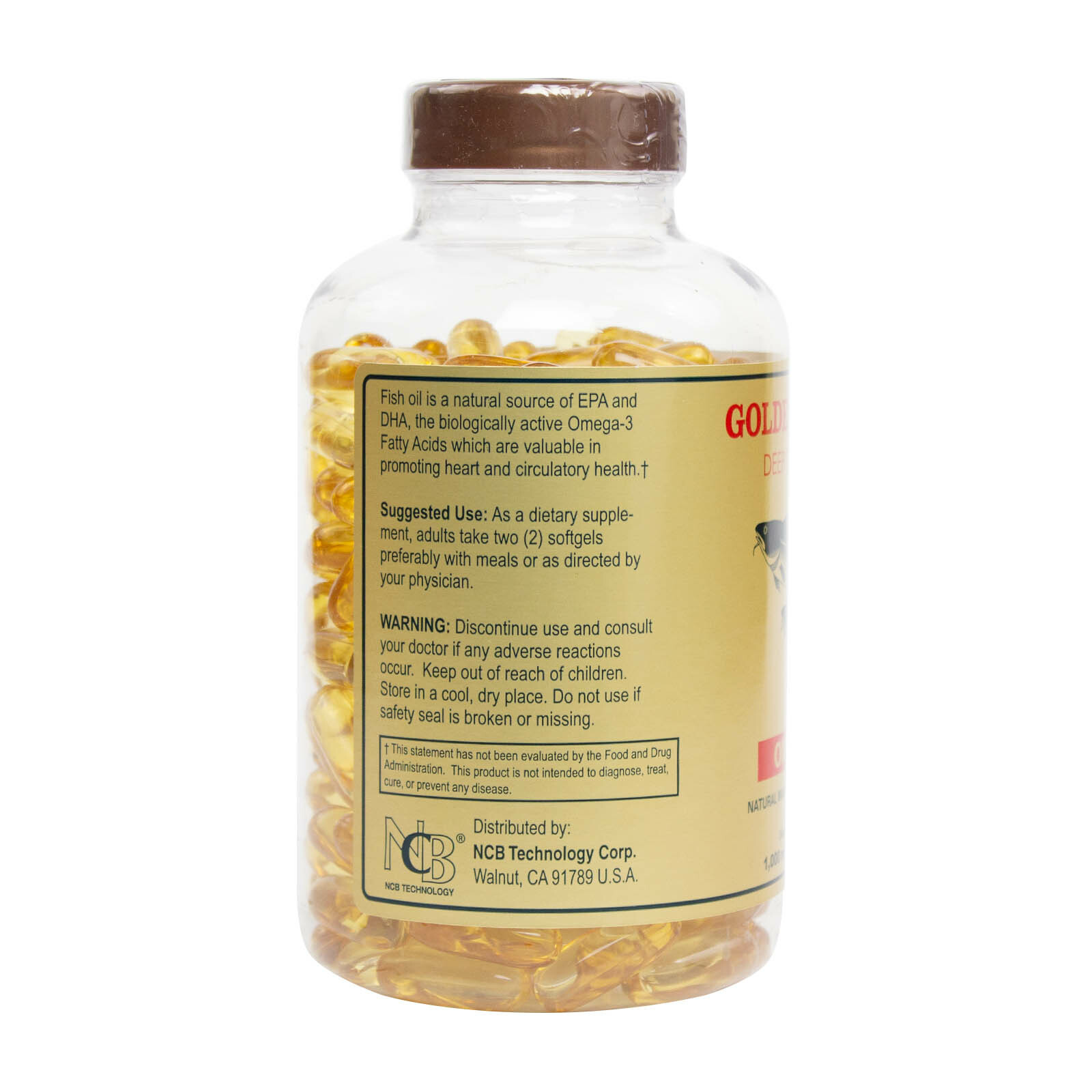 Alaska Deep Sea Fish Oil Omega 3 DHA/EPA 1000 mg 200 Softgels FRESH SHIPPING