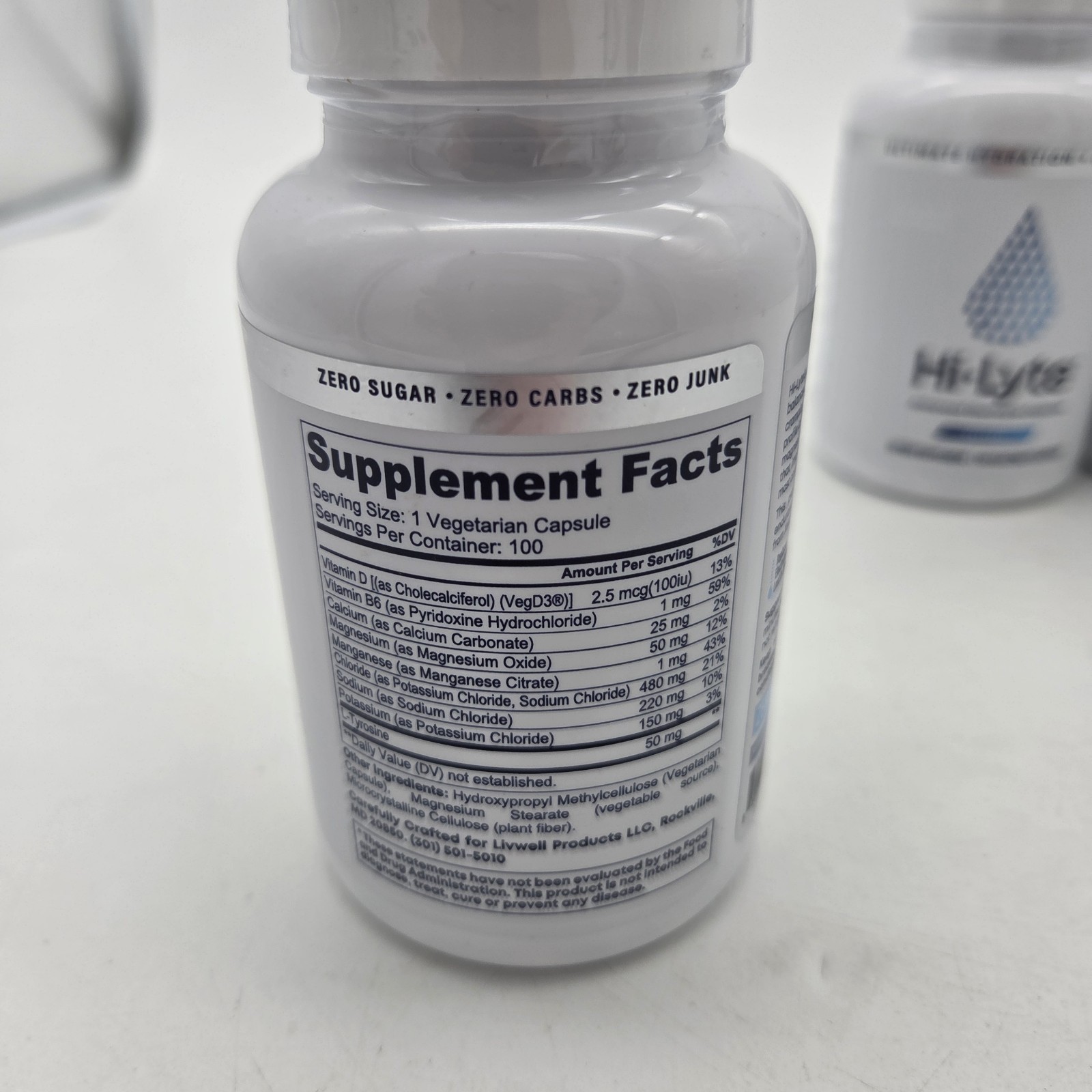 Hi Lyte Electrolyte Replacement Capsules Lot Of 3 Keto Friendly Best By 11/25