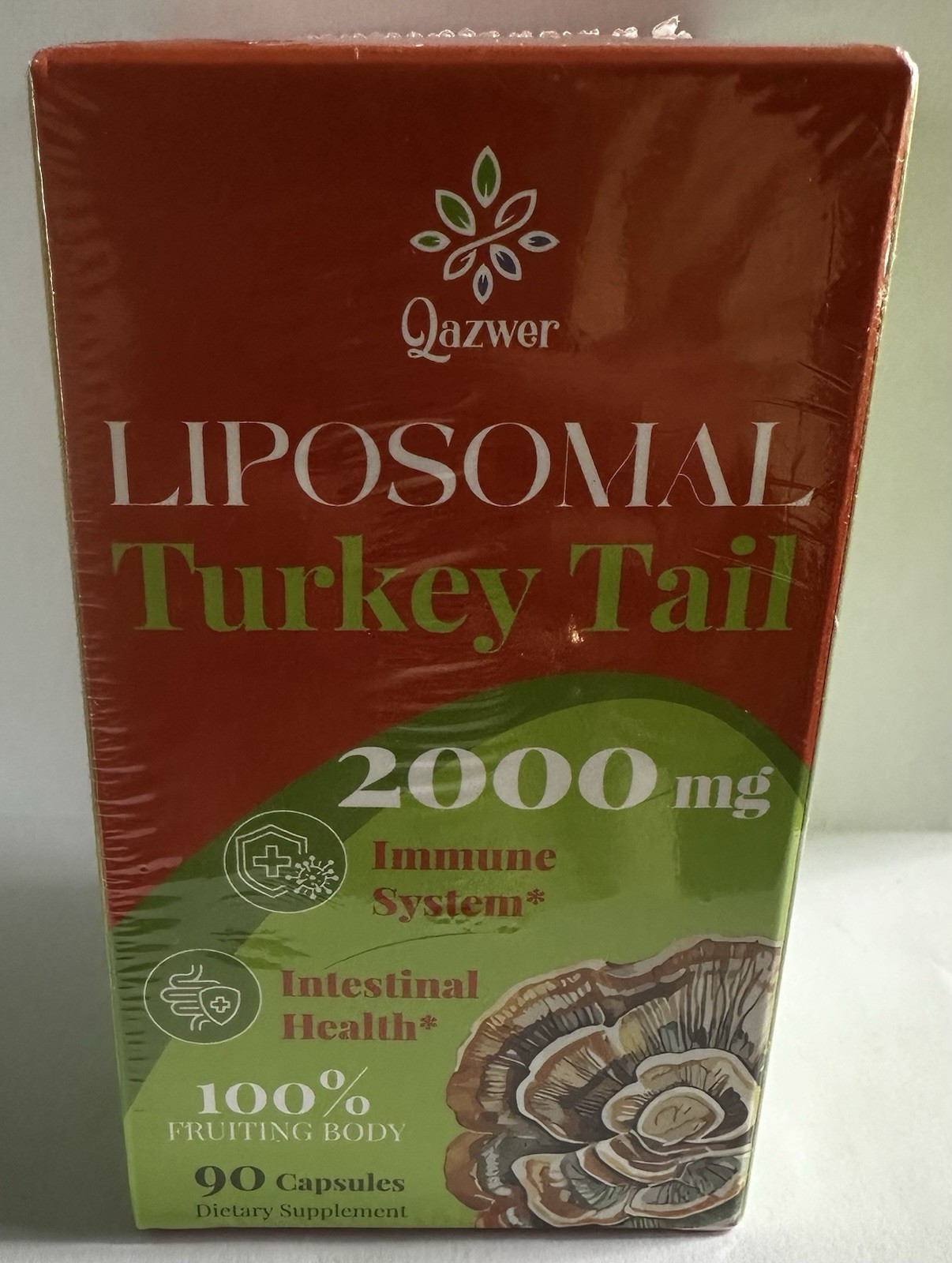 Liposomal Turkey Tail Mushroom Capsules, 2000MG Organic Factory Sealed