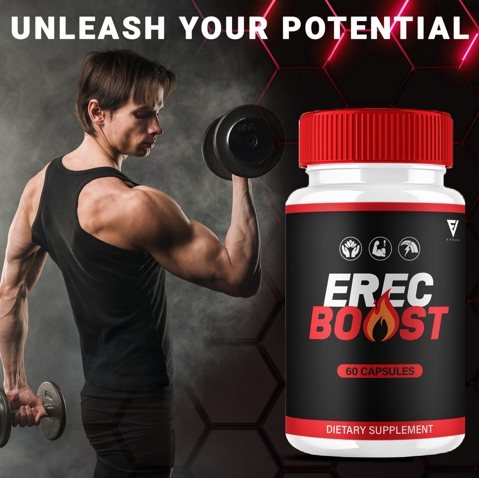 (2 Pack) Erec Boost Pills Erec Booster, Erec Boost High Drive (120 Capsules)
