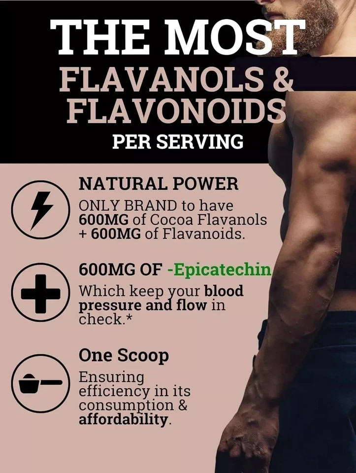 2PCS Black Forest elevated Flavanol Cocoa Powder and Flavonoids Supplements 1…