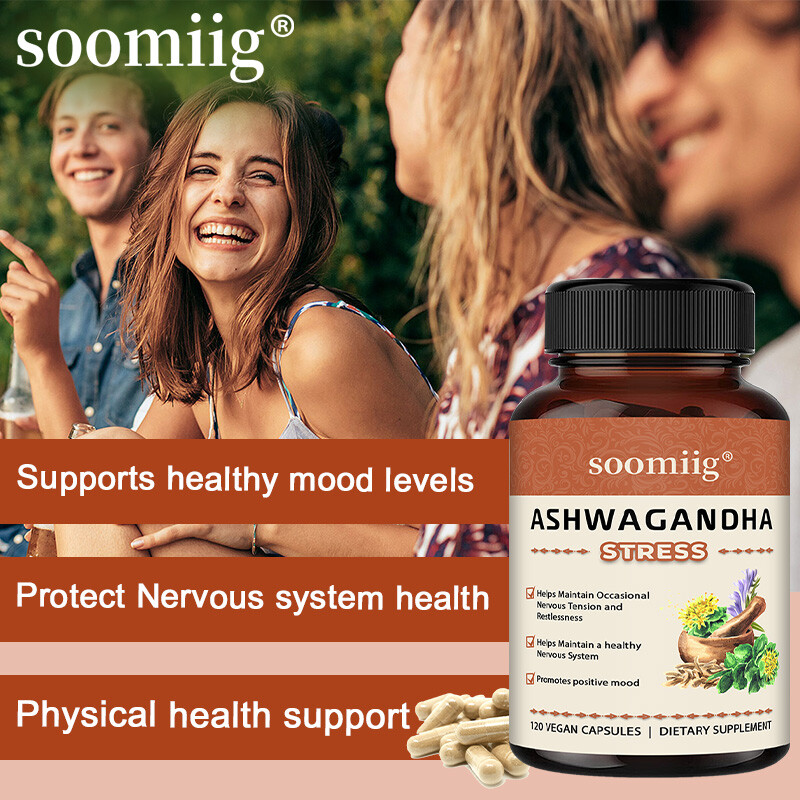 Ashwagandha for Stress | Calming KSM-66 Extract | Vegan | 1300mg Capsules