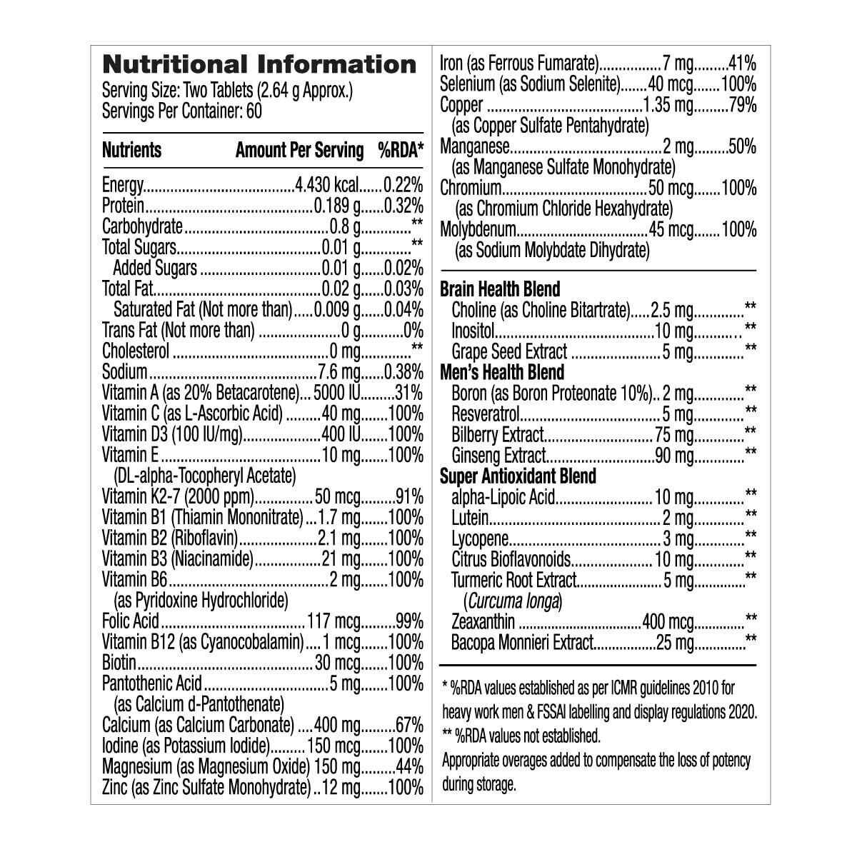 GNC Mega Men 50 Plus Multivitamin Promotes Prostate Health 120 Tablets