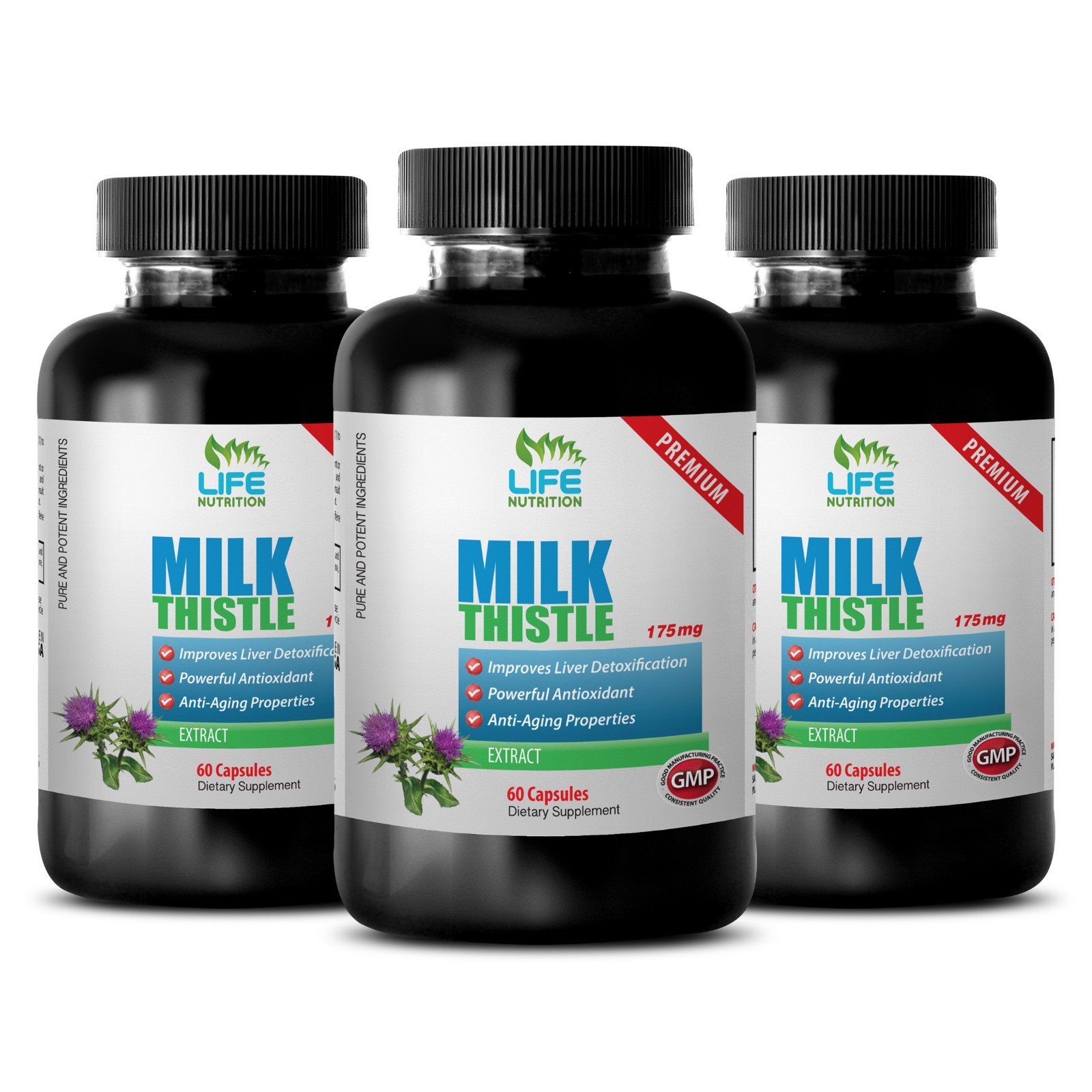 reduce insulin resistance – Milk Thistle Extract 175mg 3B – increase antioxidant