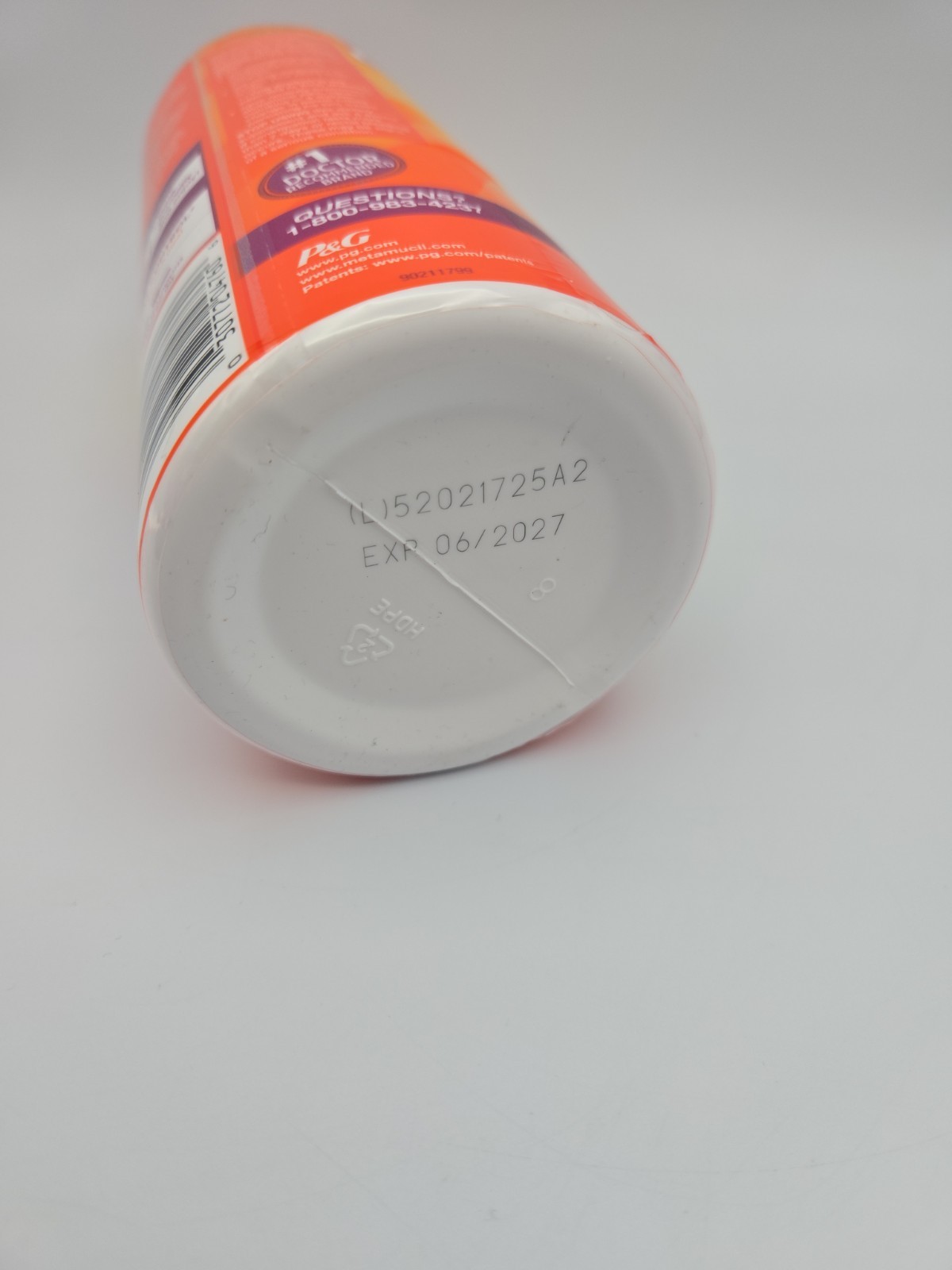 Metamucil Premium Blend Sugar-Free with Stevia – Orange (72 teaspoons) 06/2027