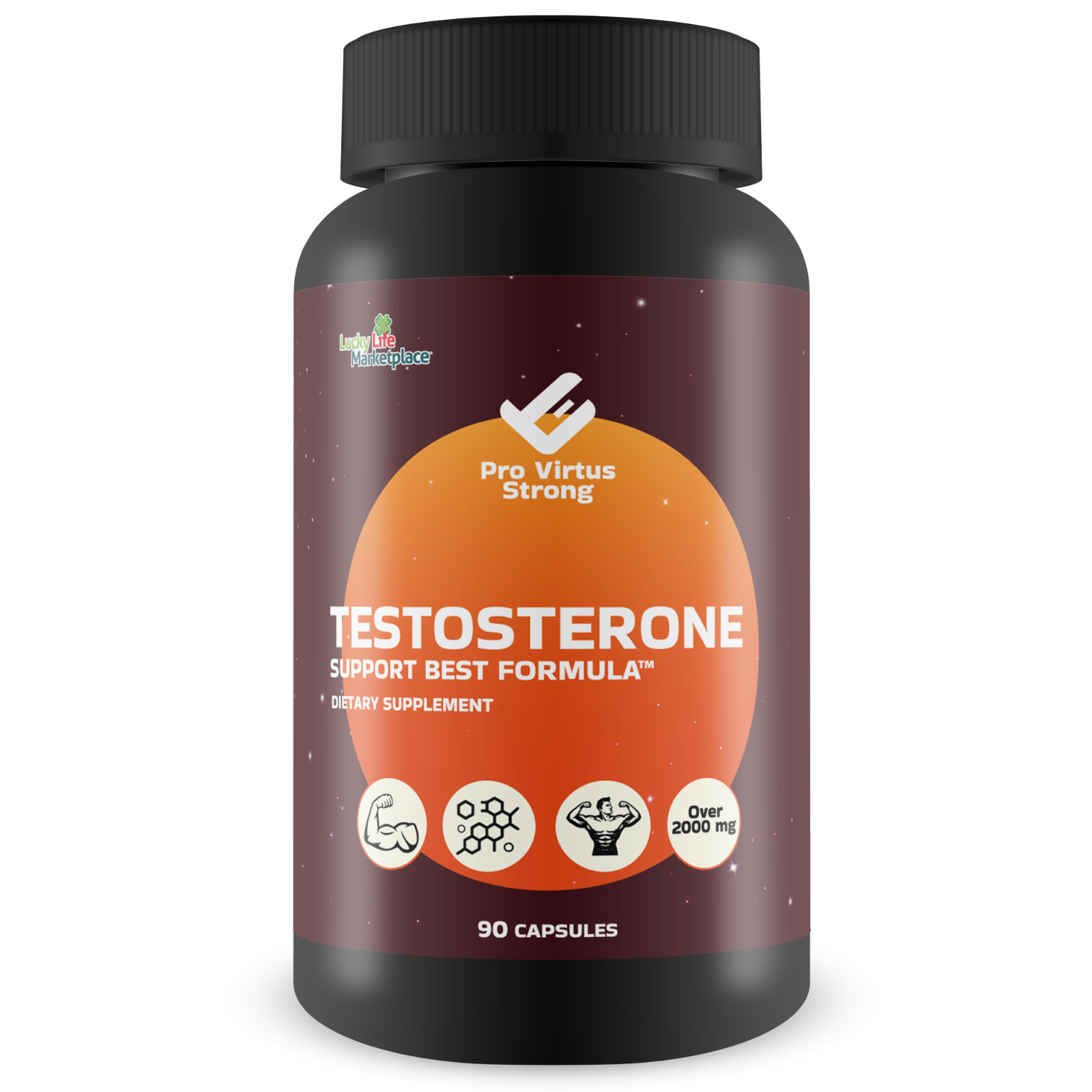 Pro Virtus Strong Testosterone Boost Best Formula – Promote Energy & Stamina