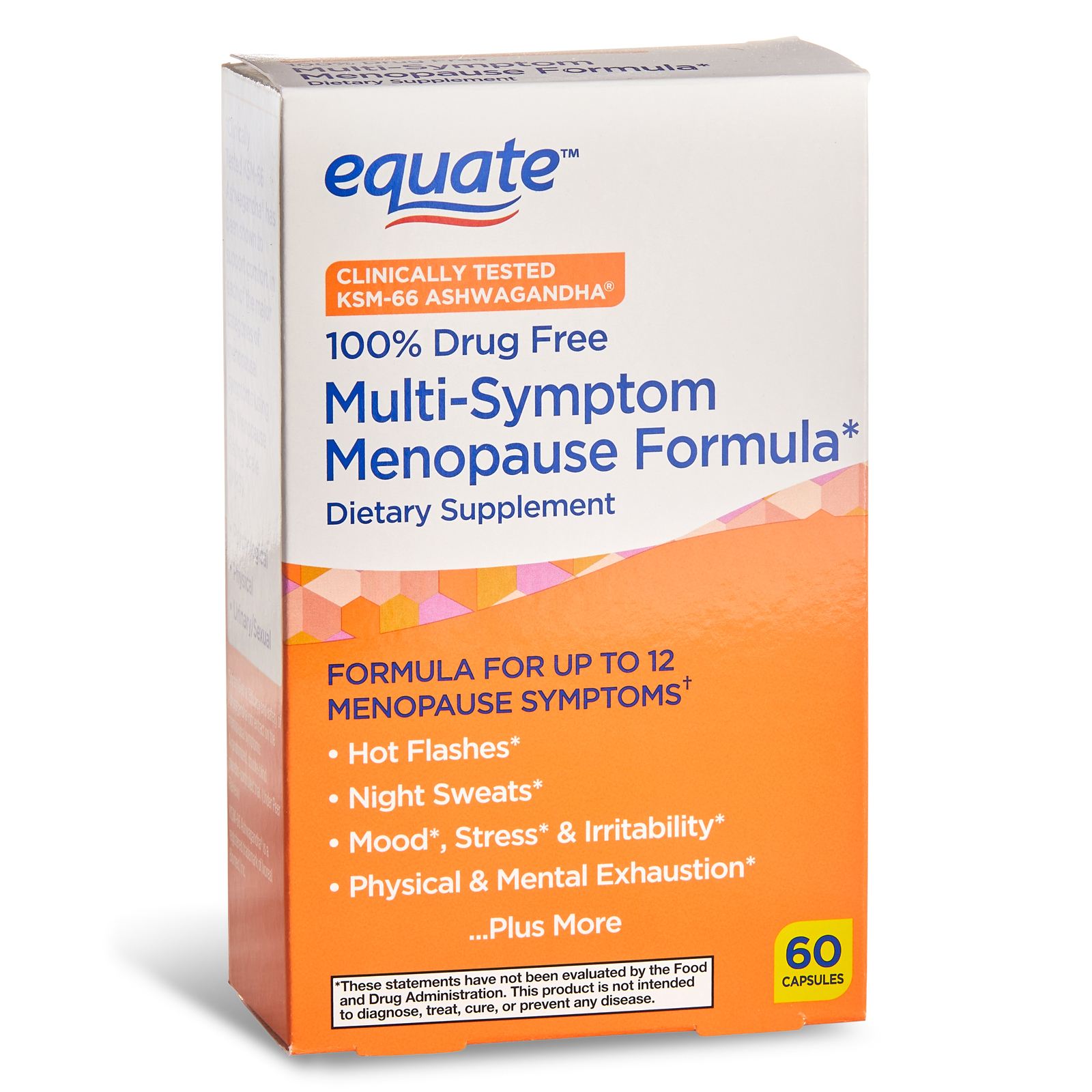 Equate Multi-Symptom Menopause Formula Supplement Support Joint Aches 60 Count